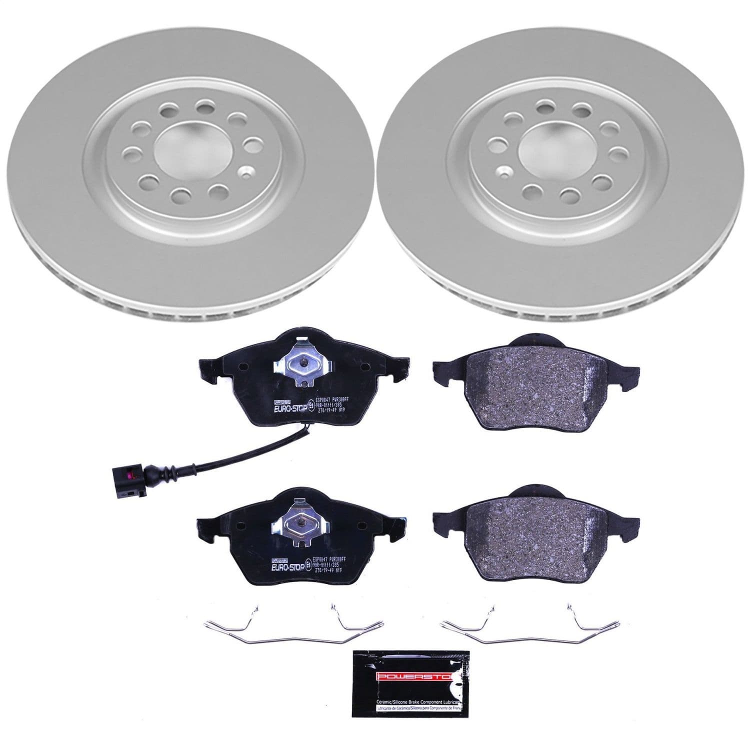 Power Stop - ESK914 - Front - Disc Brake Pad and Rotor Kit image 1