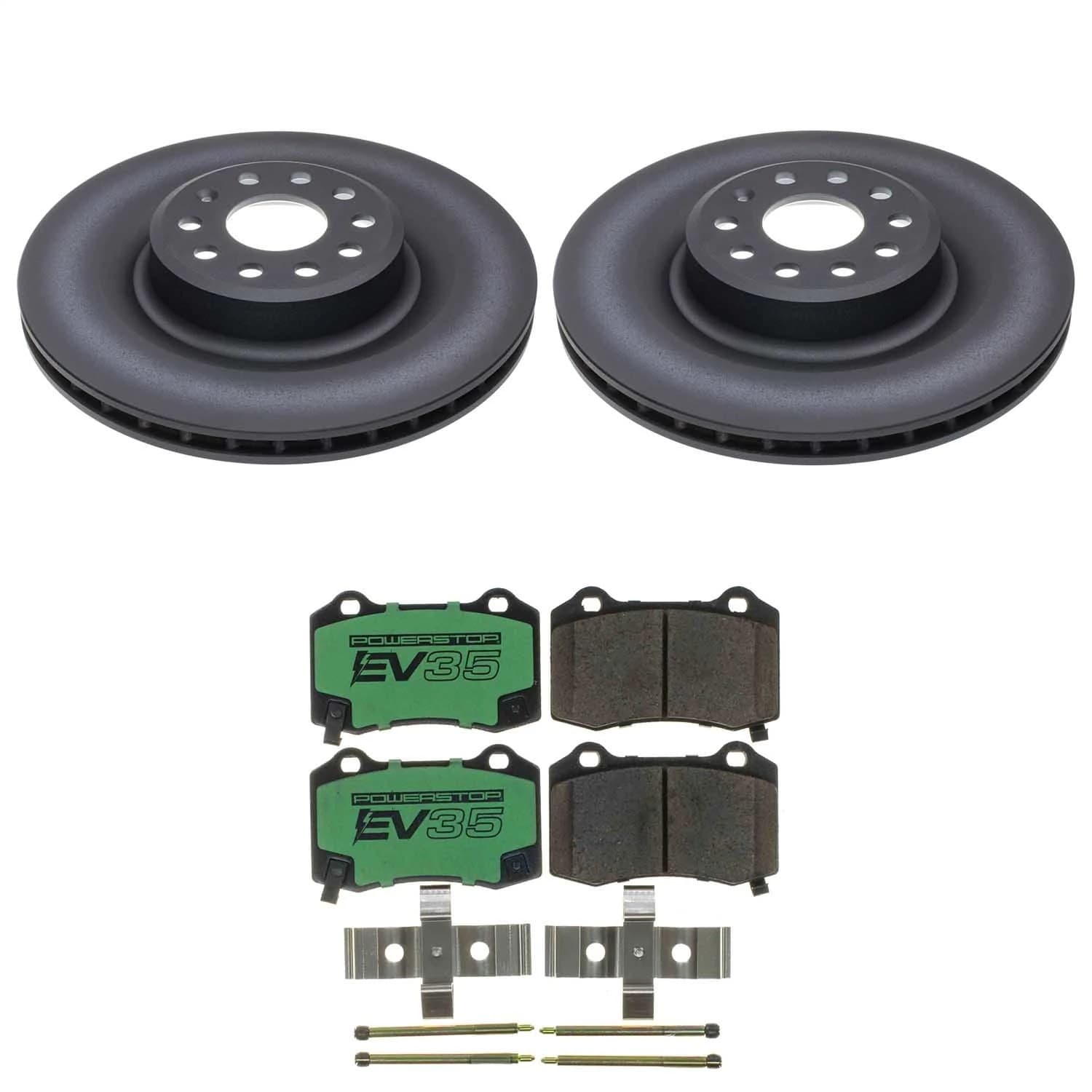 Power Stop - EVK6799 - Rear - Disc Brake Pad and Rotor Kit image 1