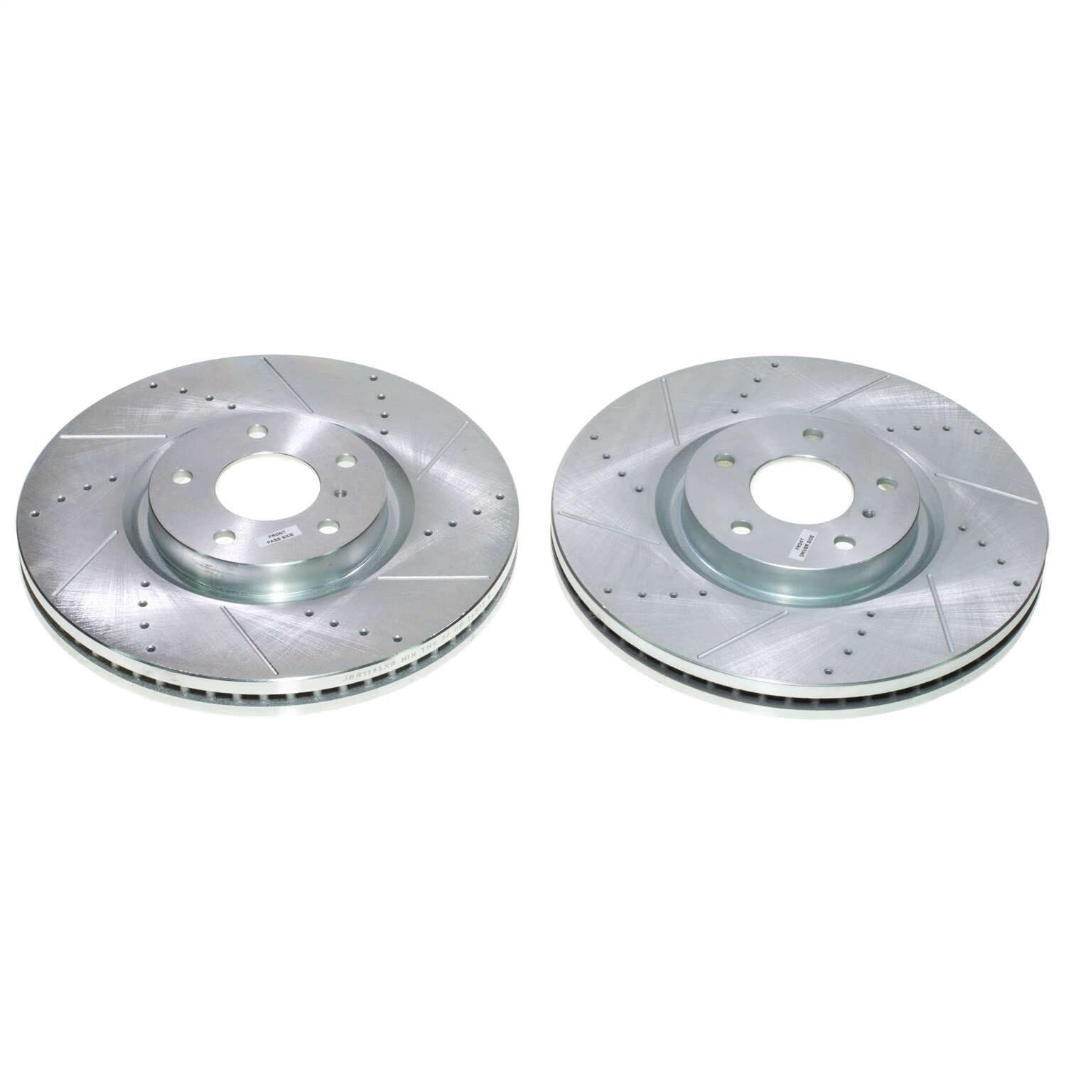 Power Stop - JBR1195XPR - Front - Disc Brake Rotor Set image 1