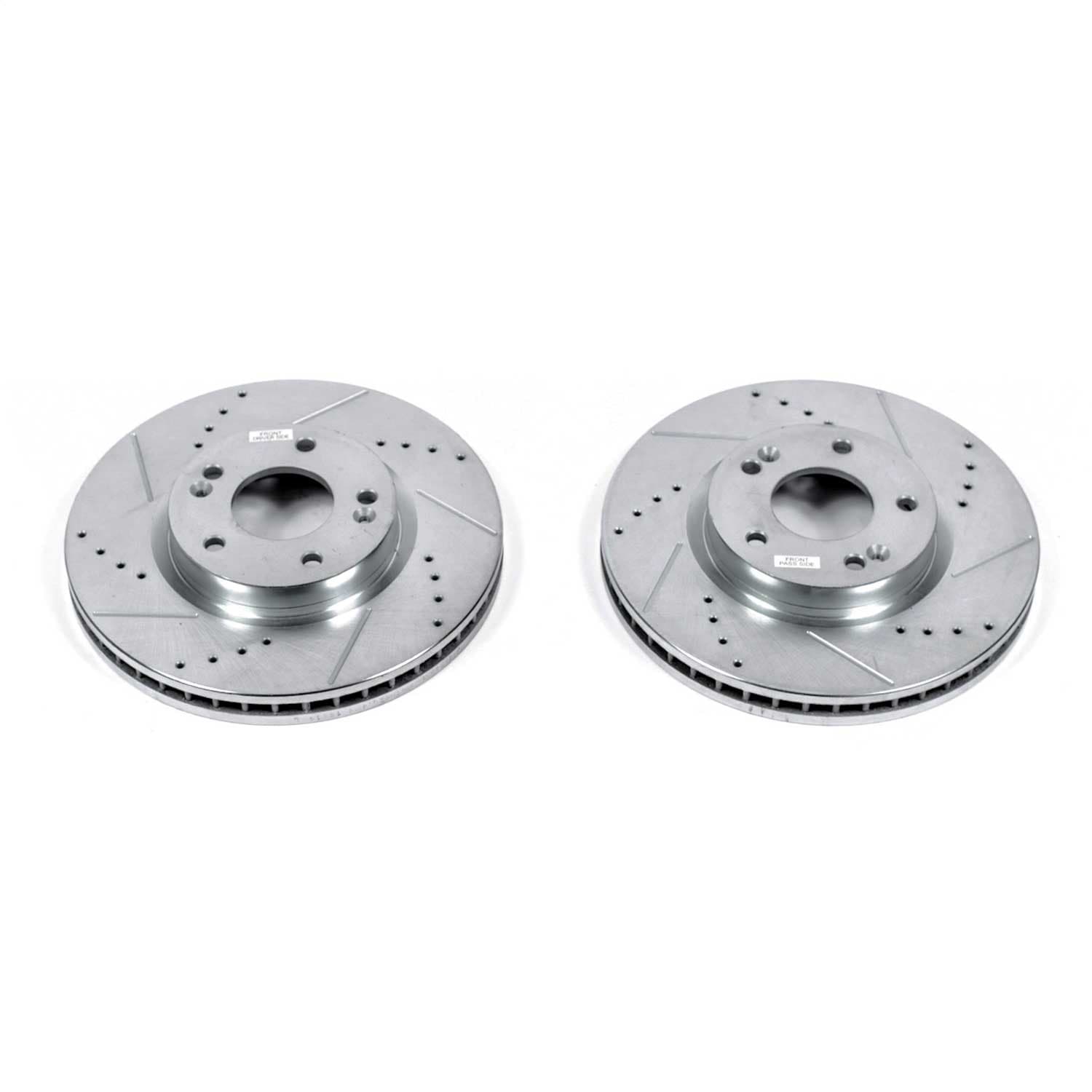 Power Stop - JBR1328XPR - Front - Disc Brake Rotor Set image 1