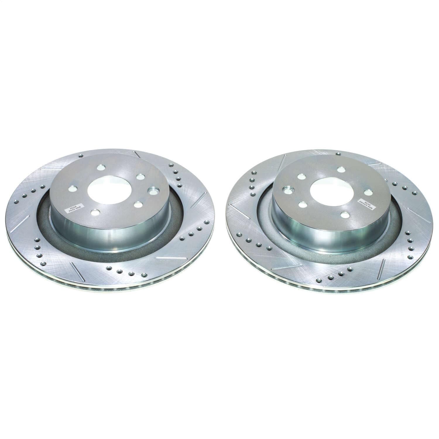 Power Stop - JBR1340XPR - Rear - Disc Brake Rotor Set image 1