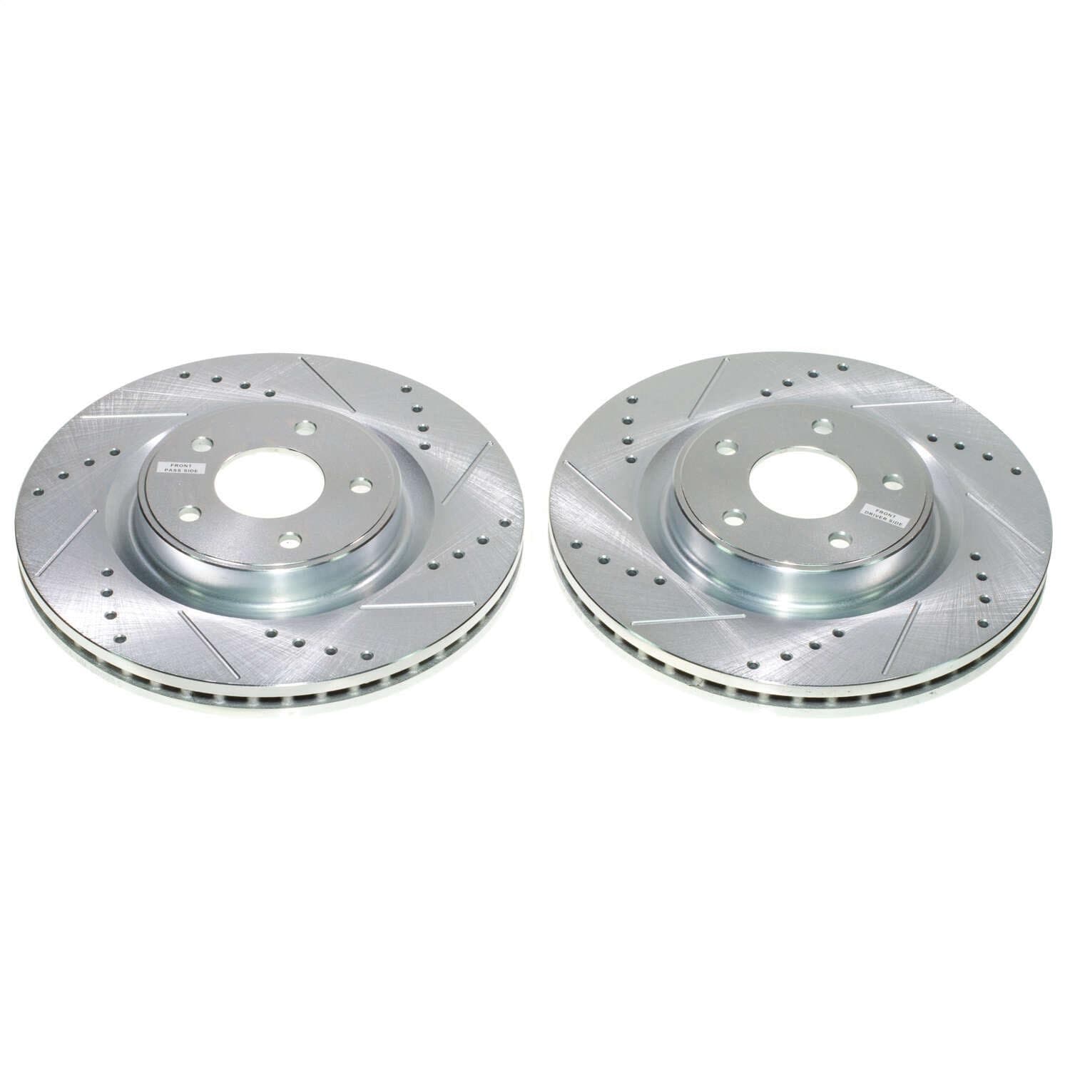 Power Stop - JBR1559XPR - Front - Disc Brake Rotor Set image 1