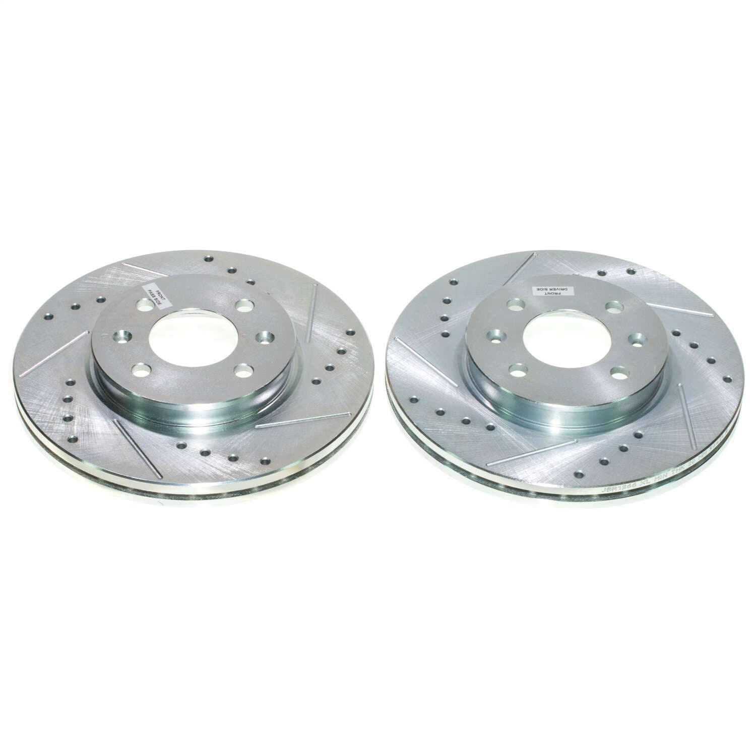 Power Stop - JBR1566XPR - Front - Disc Brake Rotor Set image 1