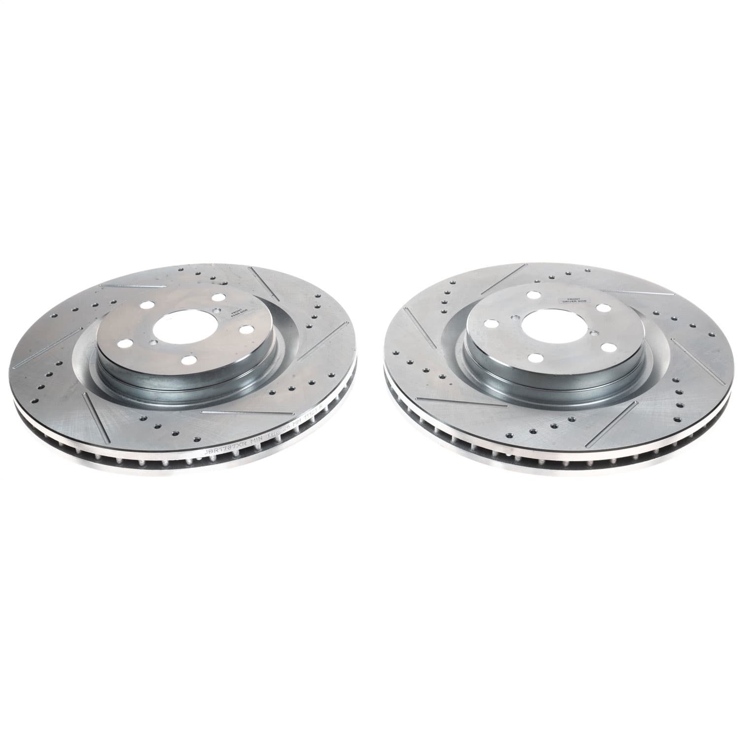 Power Stop - JBR1787XPR - Front - Disc Brake Rotor Set image 1