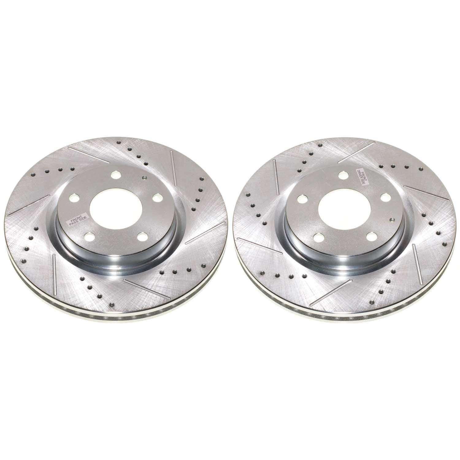 Power Stop - JBR1914XPR - Front - Disc Brake Rotor Set image 1