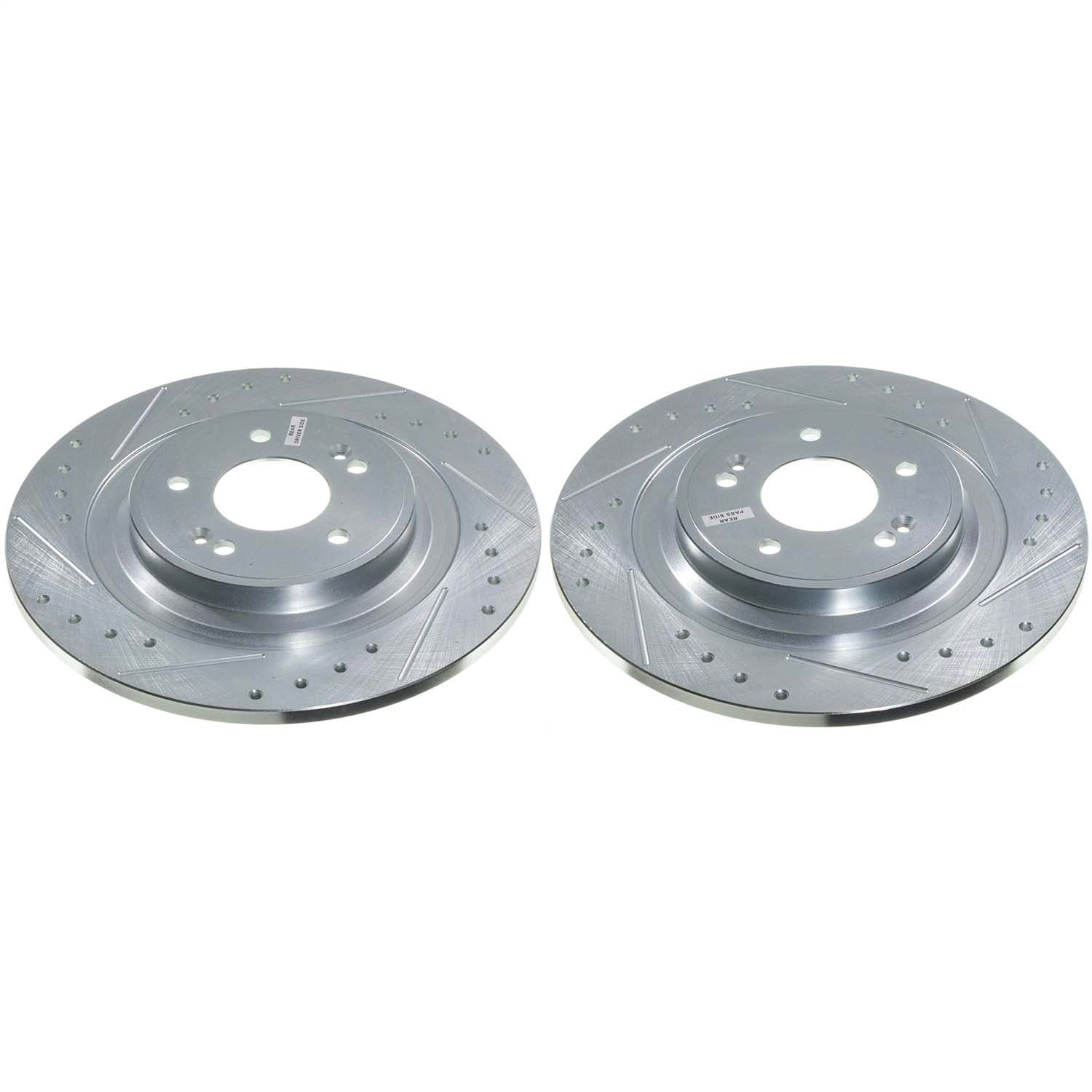 Power Stop - JBR1932XPR - Rear - Disc Brake Rotor Set image 1