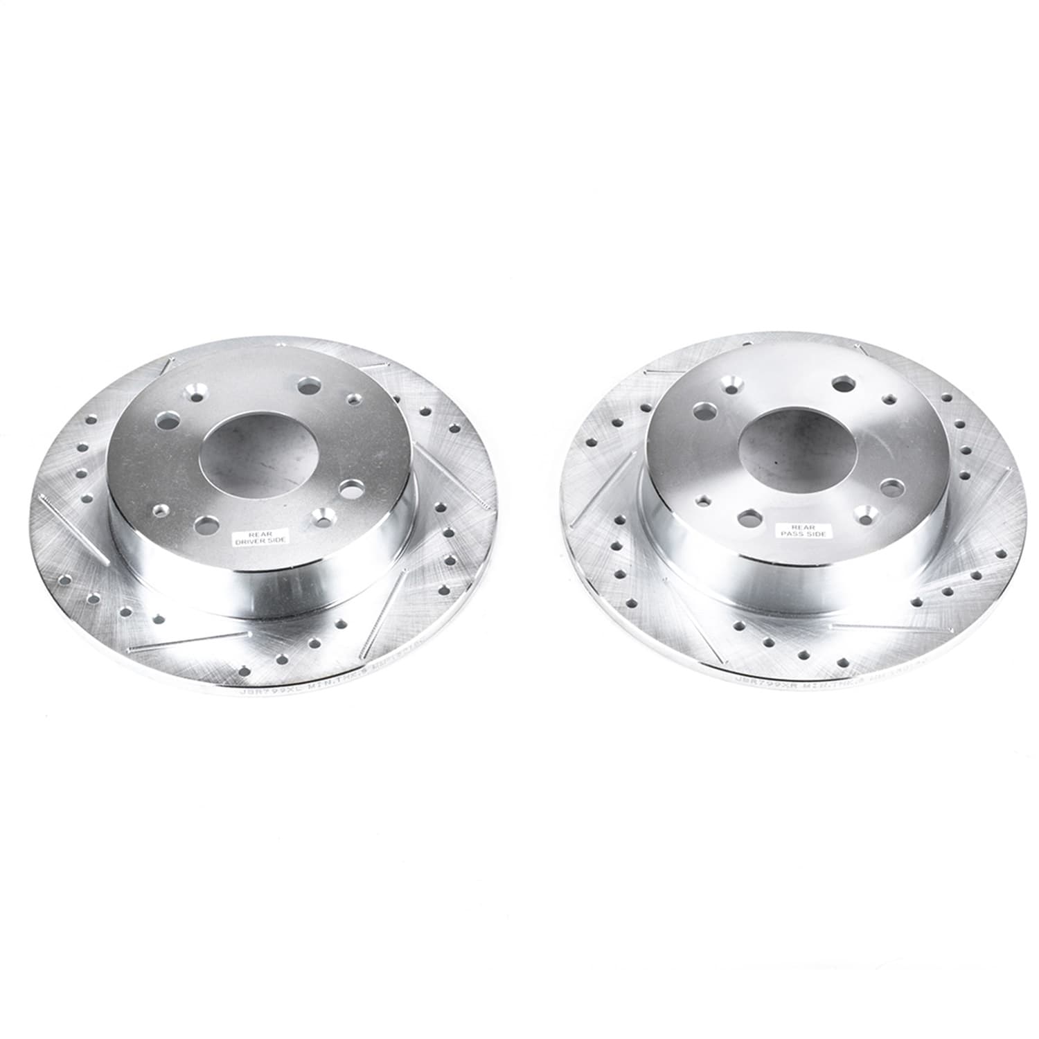 Power Stop - JBR799XPR - Rear - Disc Brake Rotor Set image 1