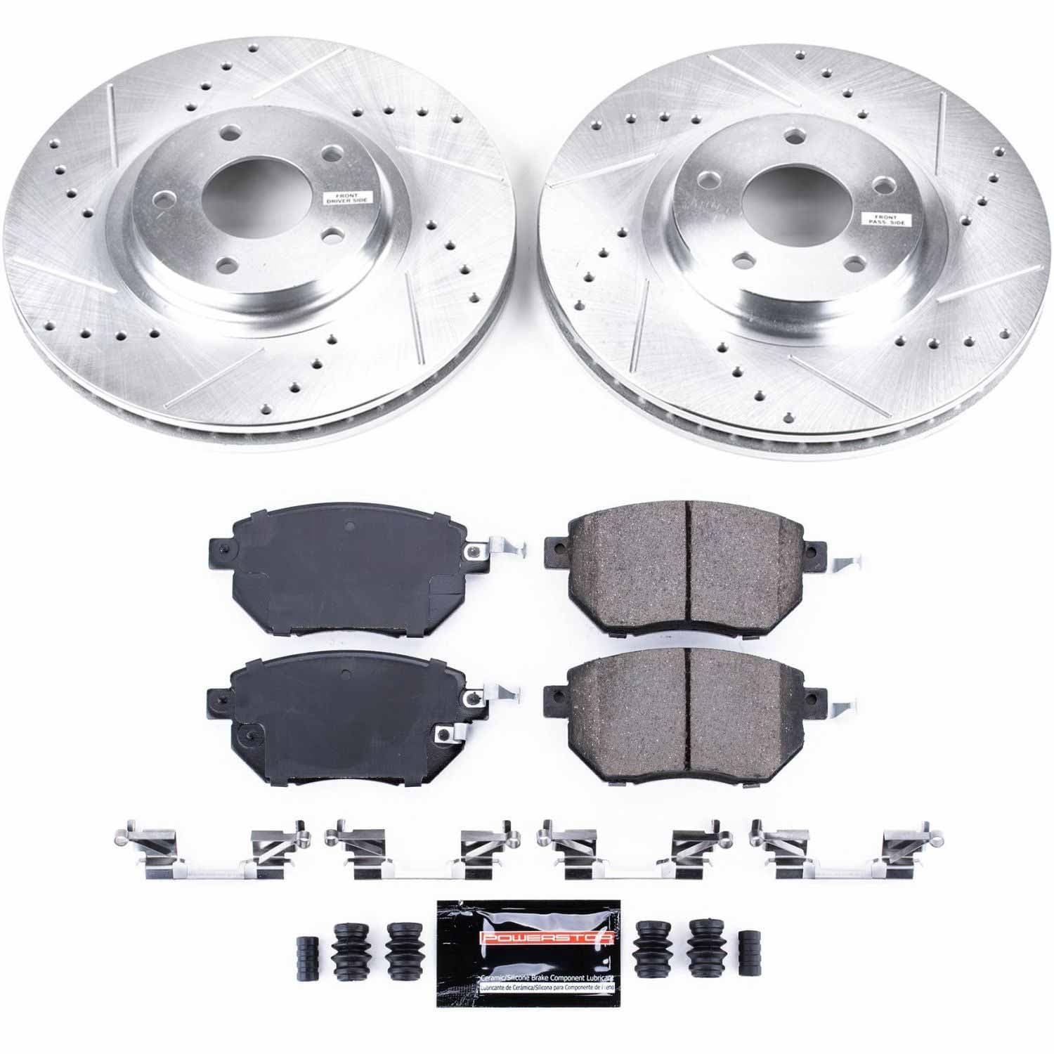 Power Stop - K091 - Front - Disc Brake Pad and Rotor Kit image 1
