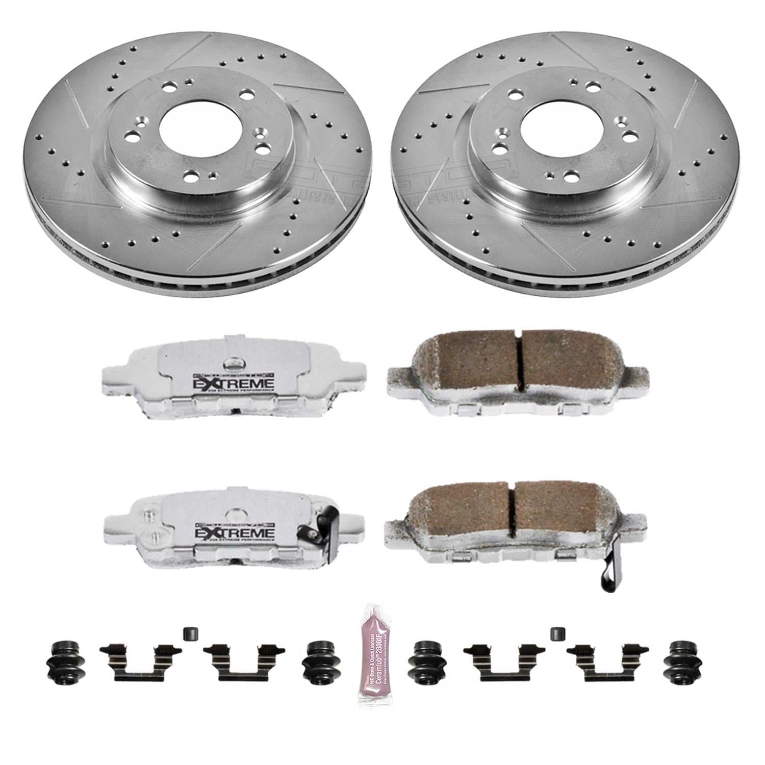 Power Stop - K098-26 - Rear - Disc Brake Pad and Rotor Kit image 1
