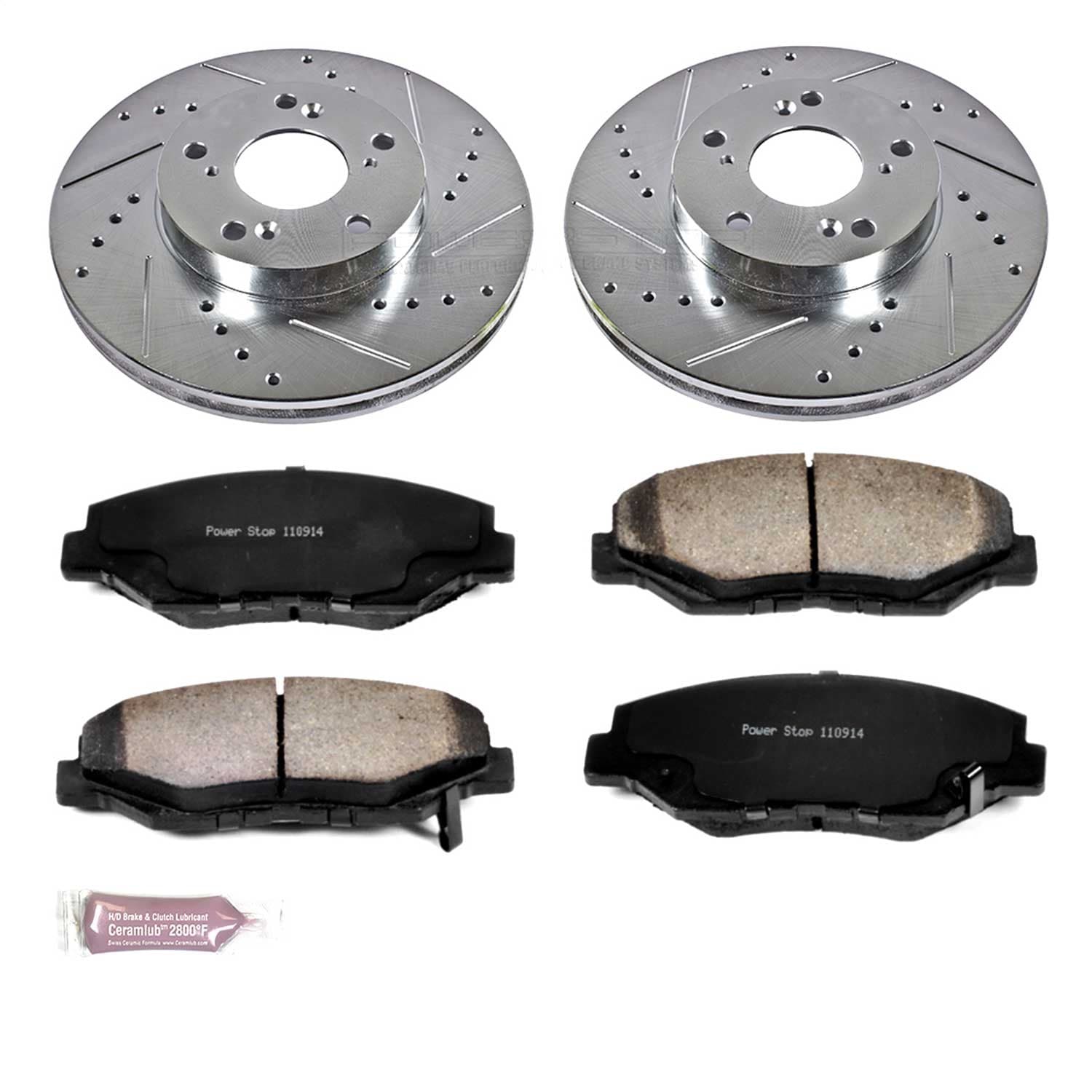 Power Stop - K1043-36 - Front - Disc Brake Pad and Rotor Kit image 1