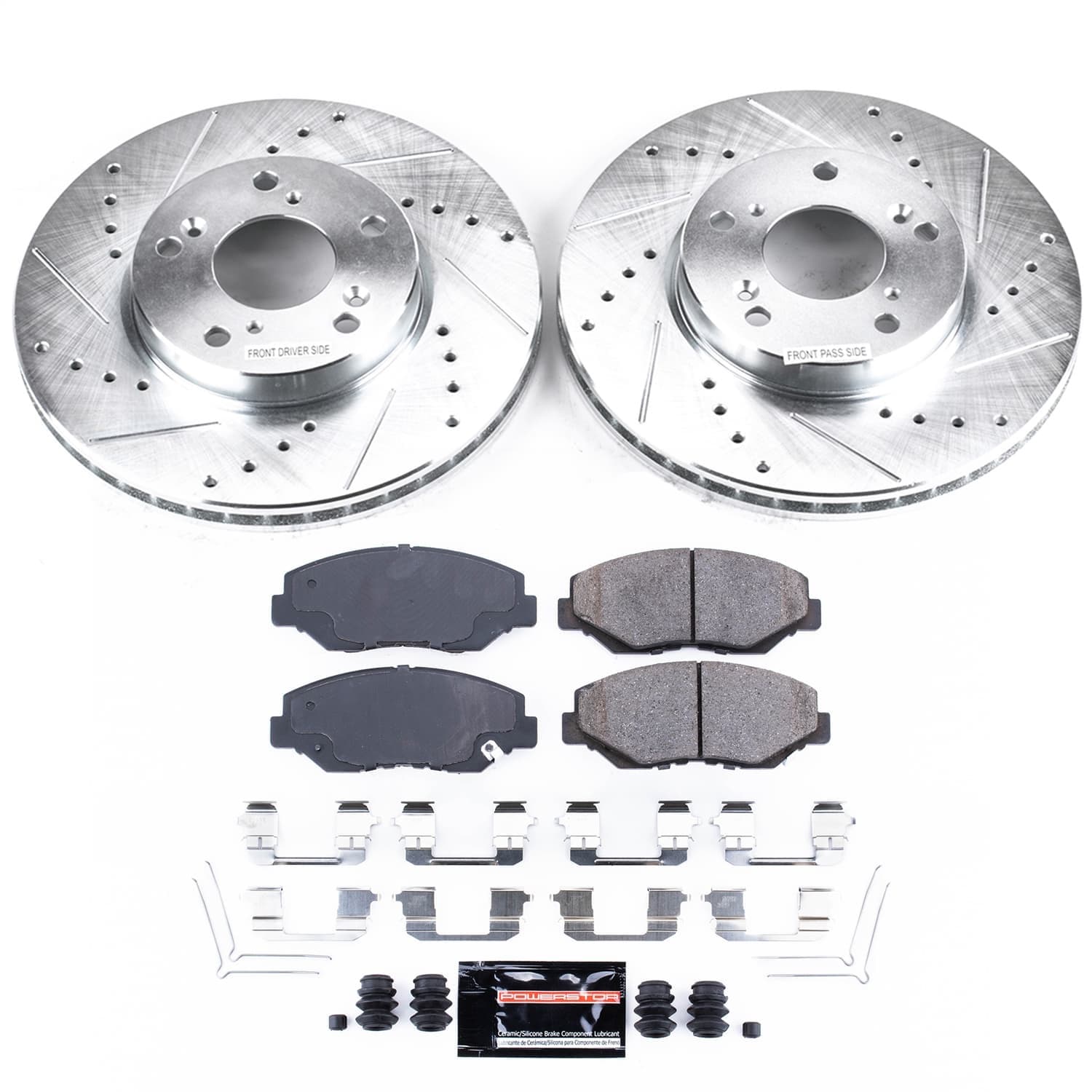 Power Stop - K1043 - Front - Disc Brake Pad and Rotor Kit image 1