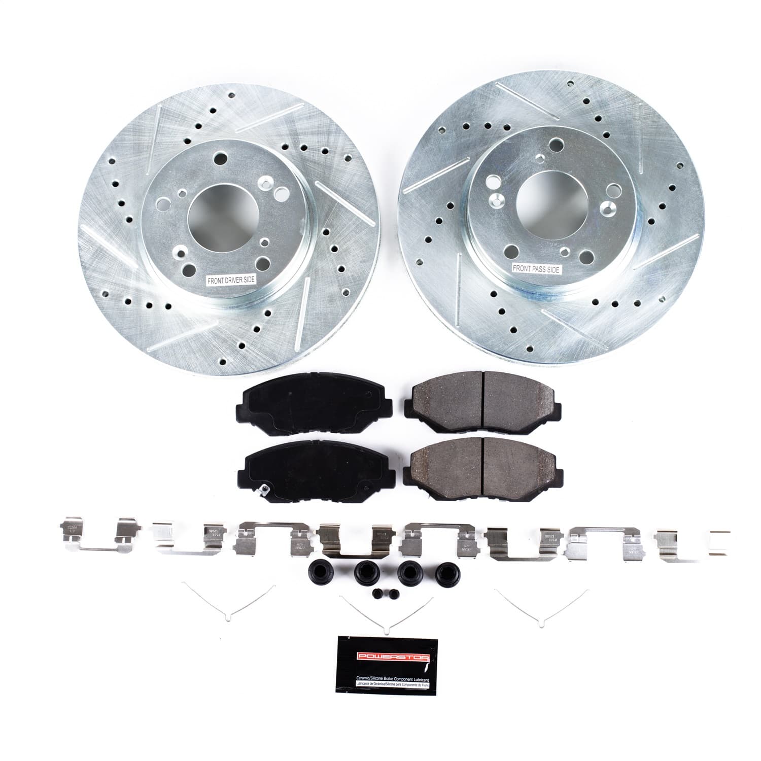 Power Stop - K1043 - Front - Disc Brake Pad and Rotor Kit image 2