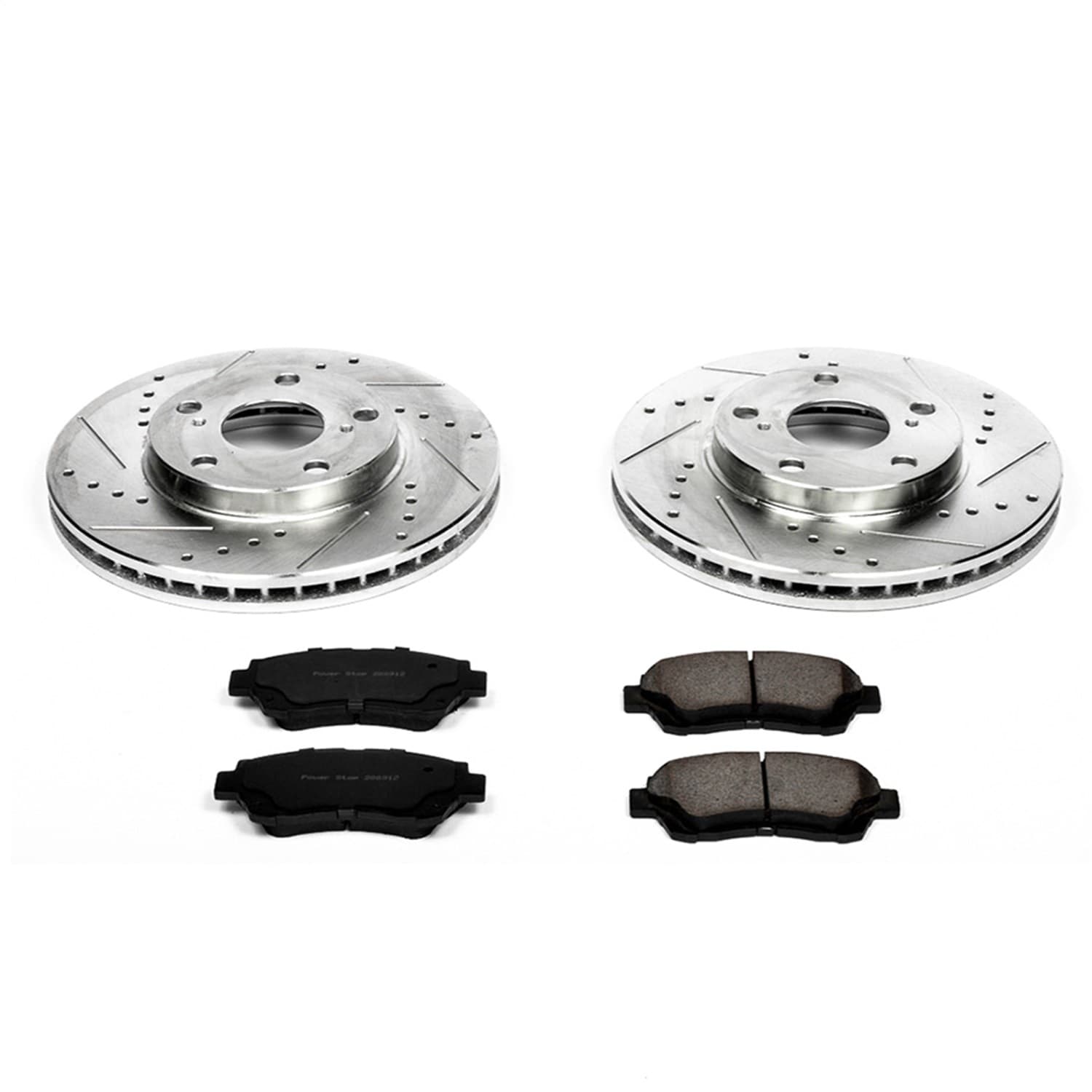 Power Stop - K1054 - Front - Disc Brake Pad and Rotor Kit image 1