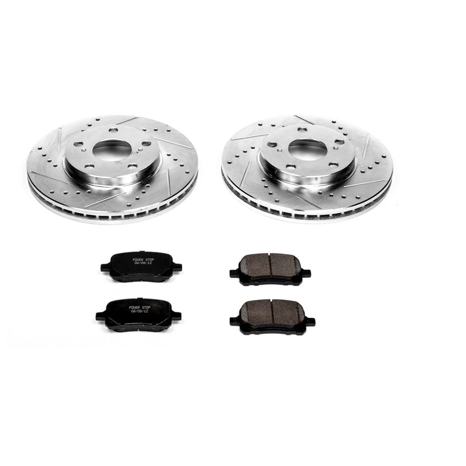 Power Stop - K1058 - Front - Disc Brake Pad and Rotor Kit image 1