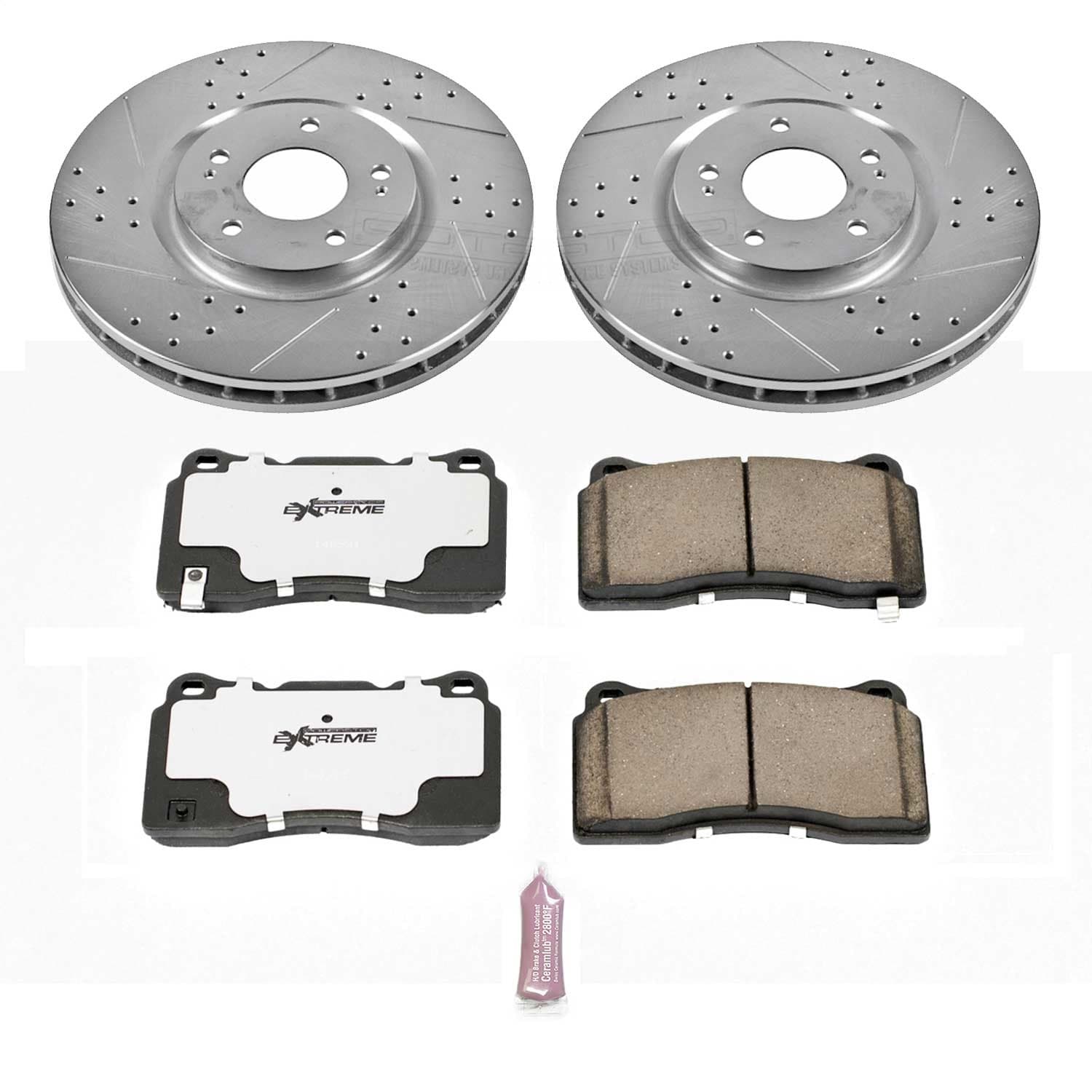 Power Stop - K107-26 - Front - Disc Brake Pad and Rotor Kit image 1