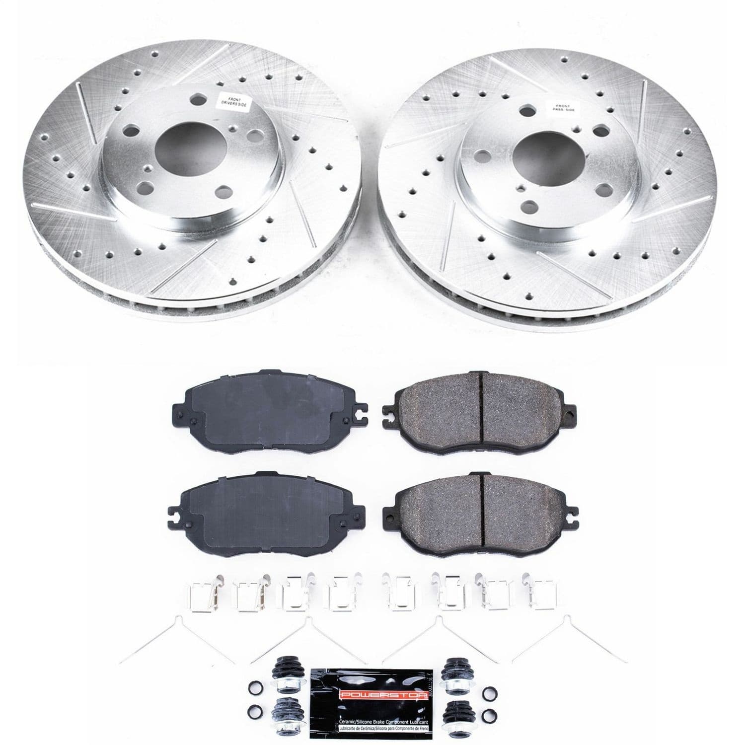 Power Stop - K1075 - Front - Disc Brake Pad and Rotor Kit image 1