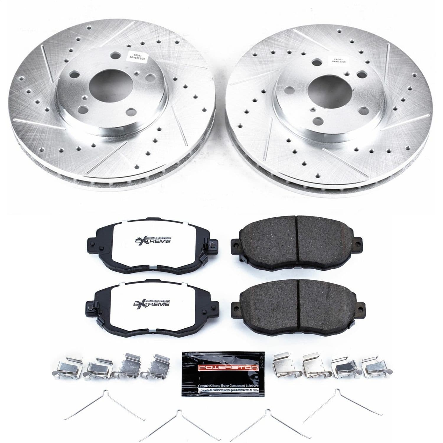 Power Stop - K1077-26 - Front - Disc Brake Pad and Rotor Kit image 1
