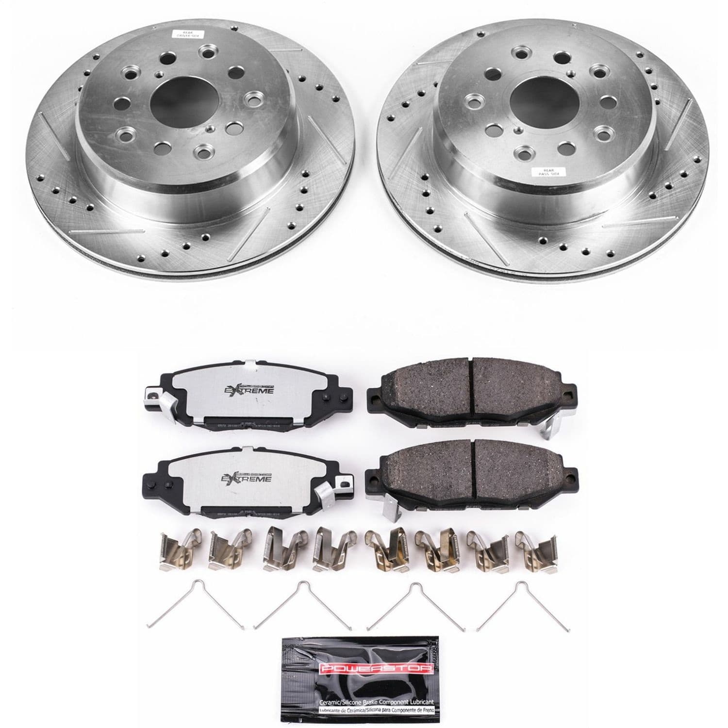 Power Stop - K1080-26 - Rear - Disc Brake Pad and Rotor Kit image 1