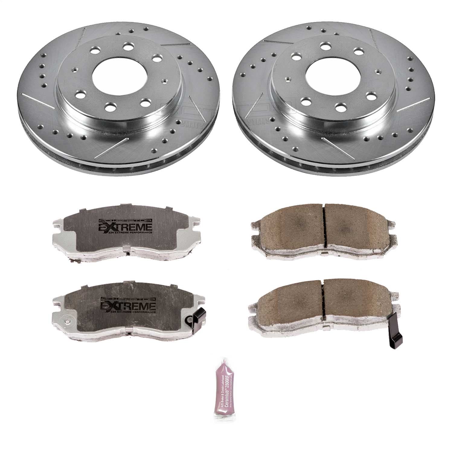 Power Stop - K1090-26 - Front - Disc Brake Pad and Rotor Kit image 1