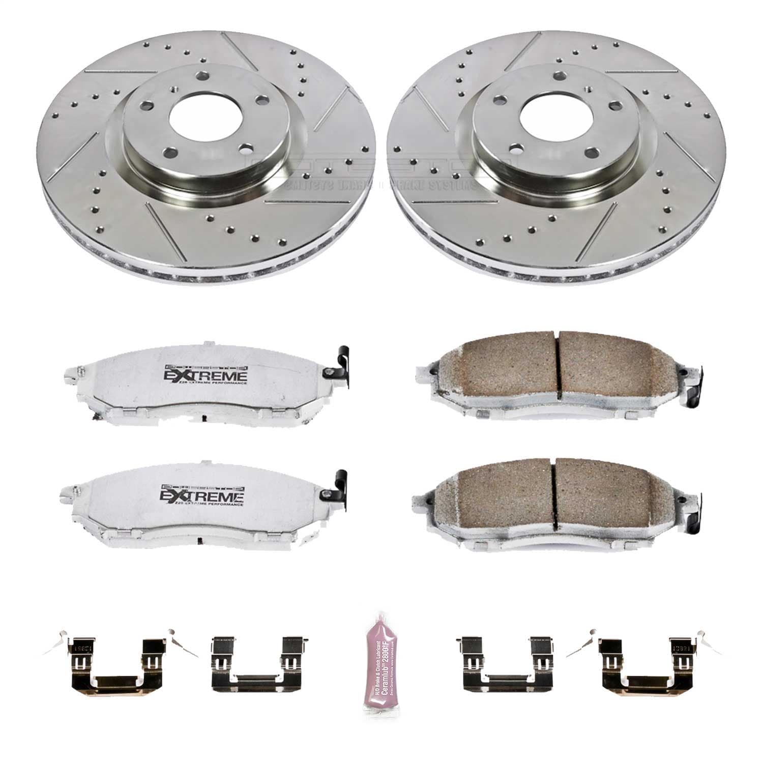 Power Stop - K112-26 - Front - Disc Brake Pad and Rotor Kit image 1