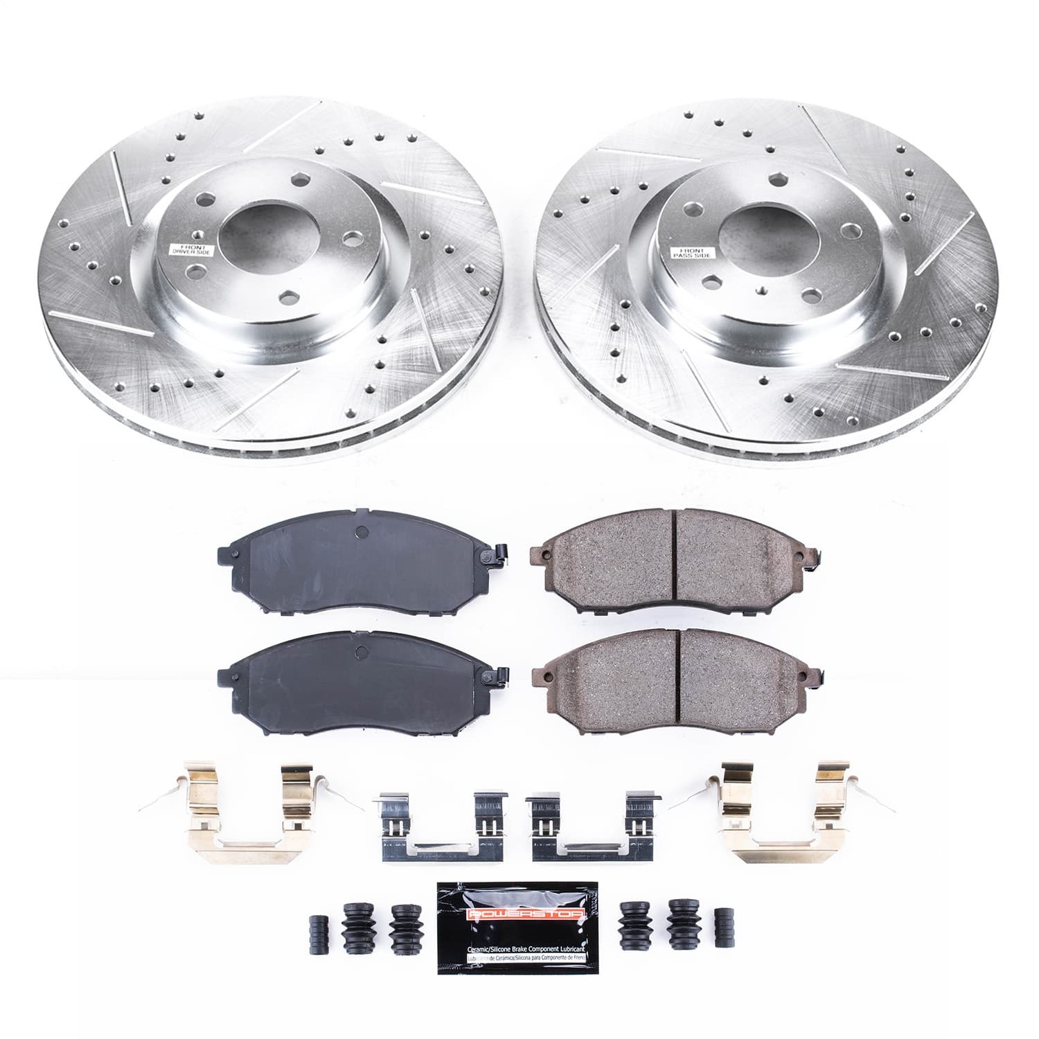 Power Stop - K112 - Front - Disc Brake Pad and Rotor Kit image 1