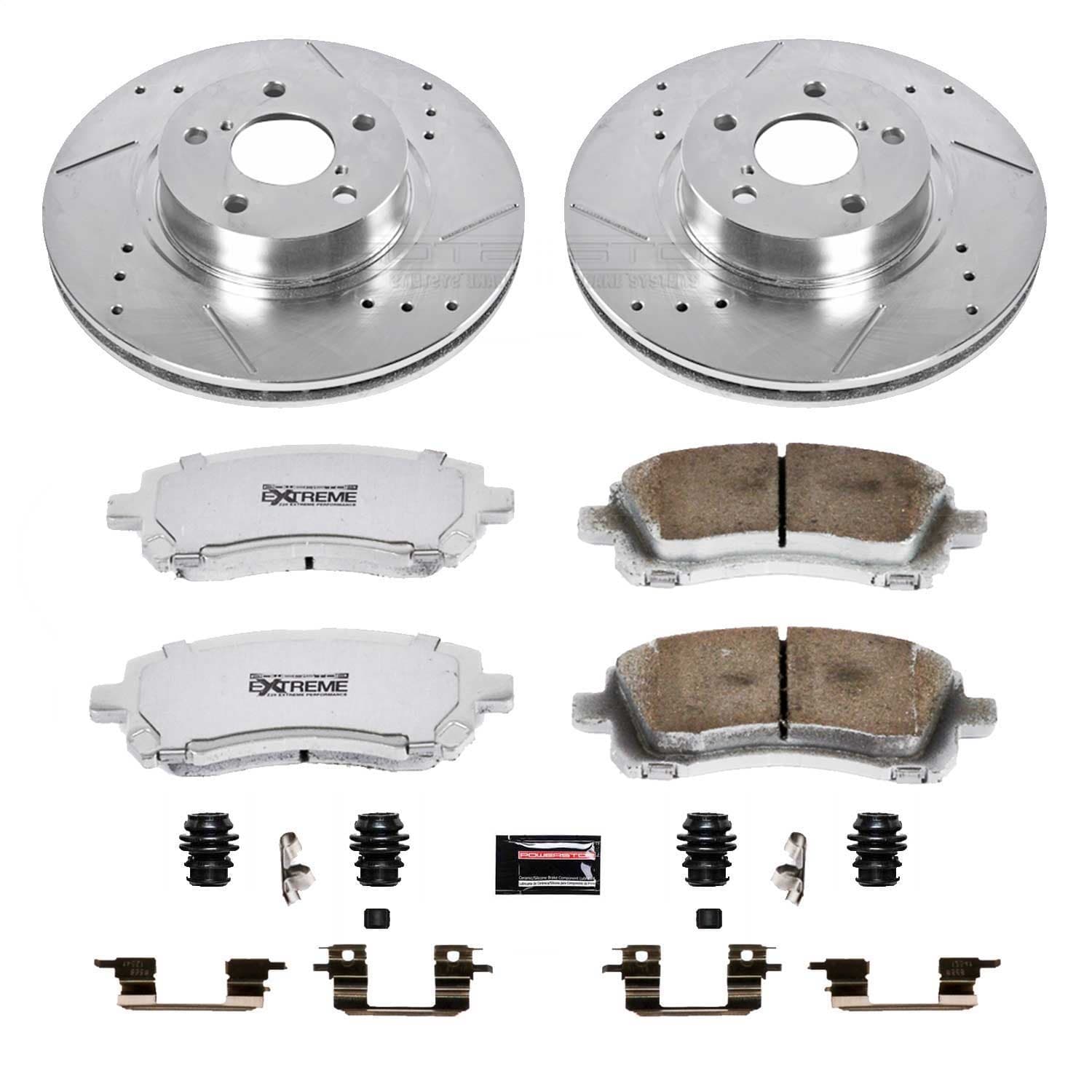 Power Stop - K1120-26 - Front - Disc Brake Pad and Rotor Kit image 1