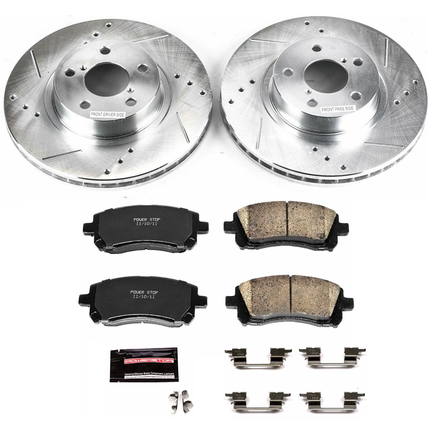 Power Stop - K1120 - Front - Disc Brake Pad and Rotor Kit image 1