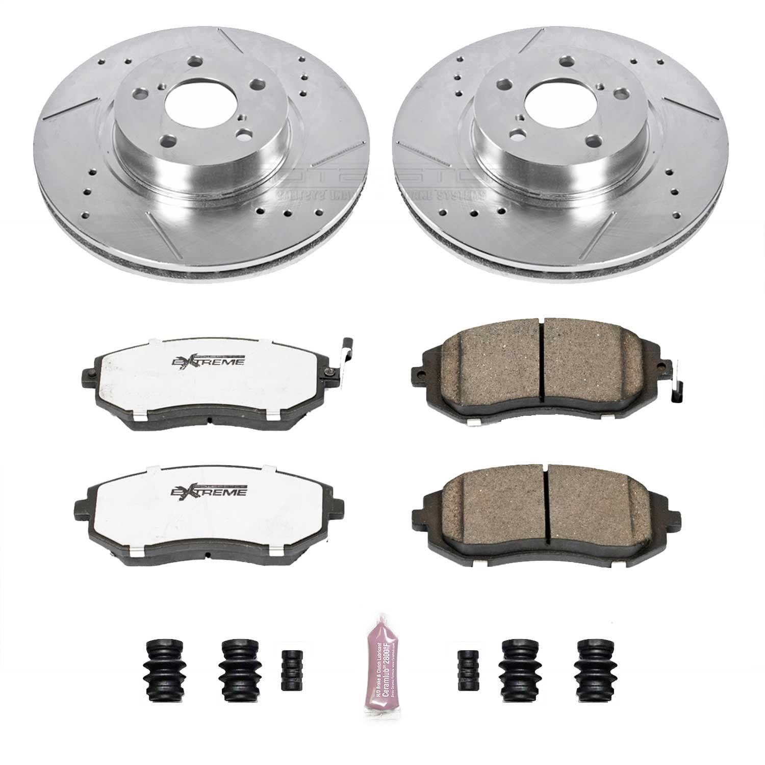 Power Stop - K1124-26 - Front - Disc Brake Pad and Rotor Kit image 1