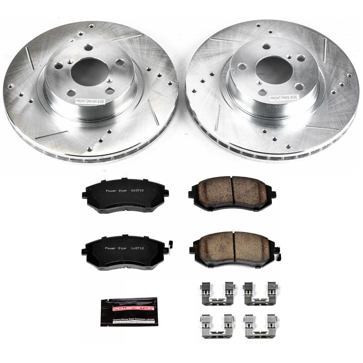 Power Stop - K1124 - Front - Disc Brake Pad and Rotor Kit image 1
