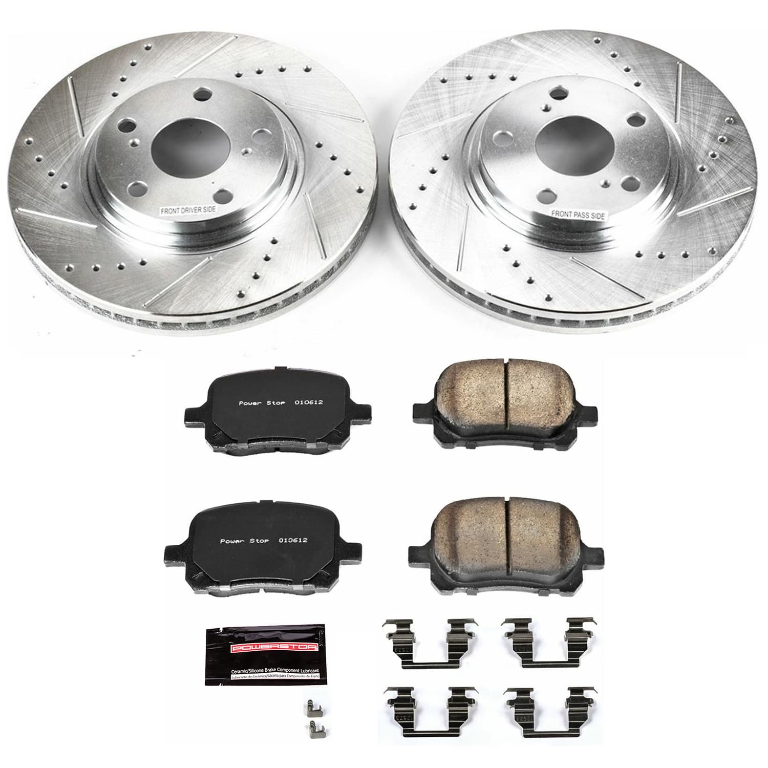 Power Stop - K1135 - Front - Disc Brake Pad and Rotor Kit image 1