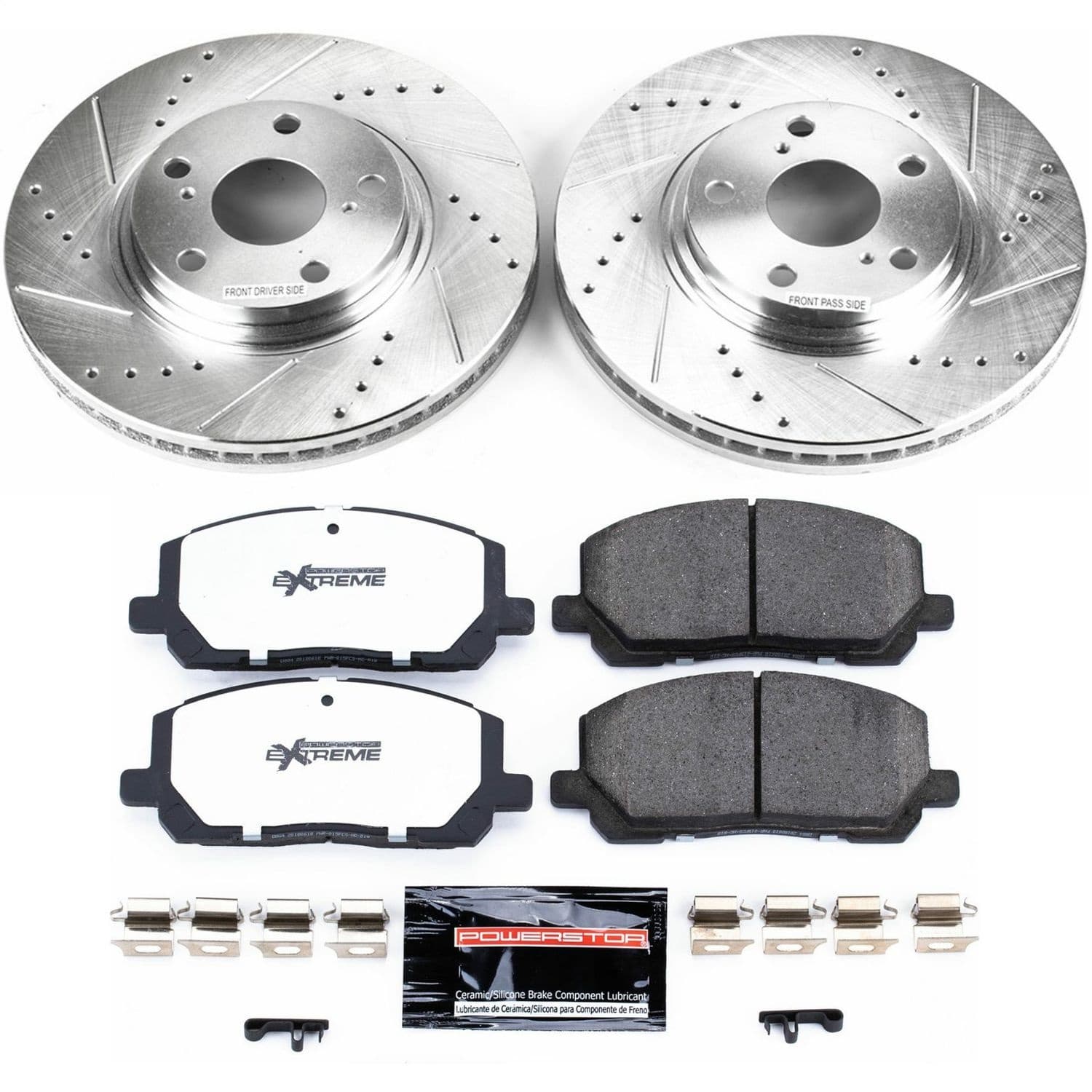 Power Stop - K1137-36 - Front - Disc Brake Pad and Rotor Kit image 1