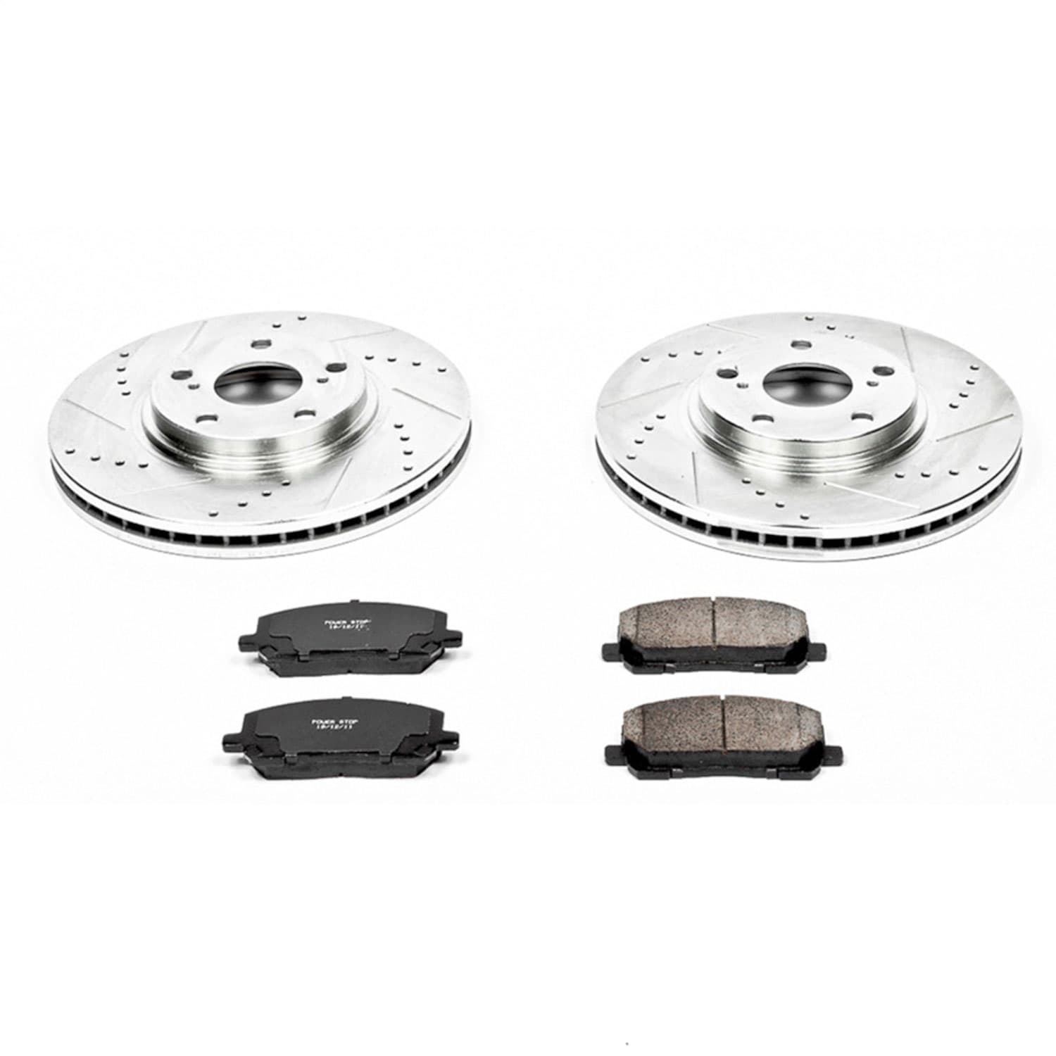 Power Stop - K1137 - Front - Disc Brake Pad and Rotor Kit image 1