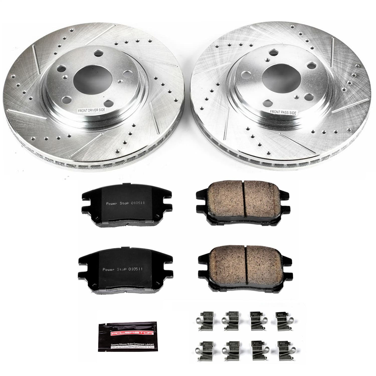 Power Stop - K1146 - Front - Disc Brake Pad and Rotor Kit image 1
