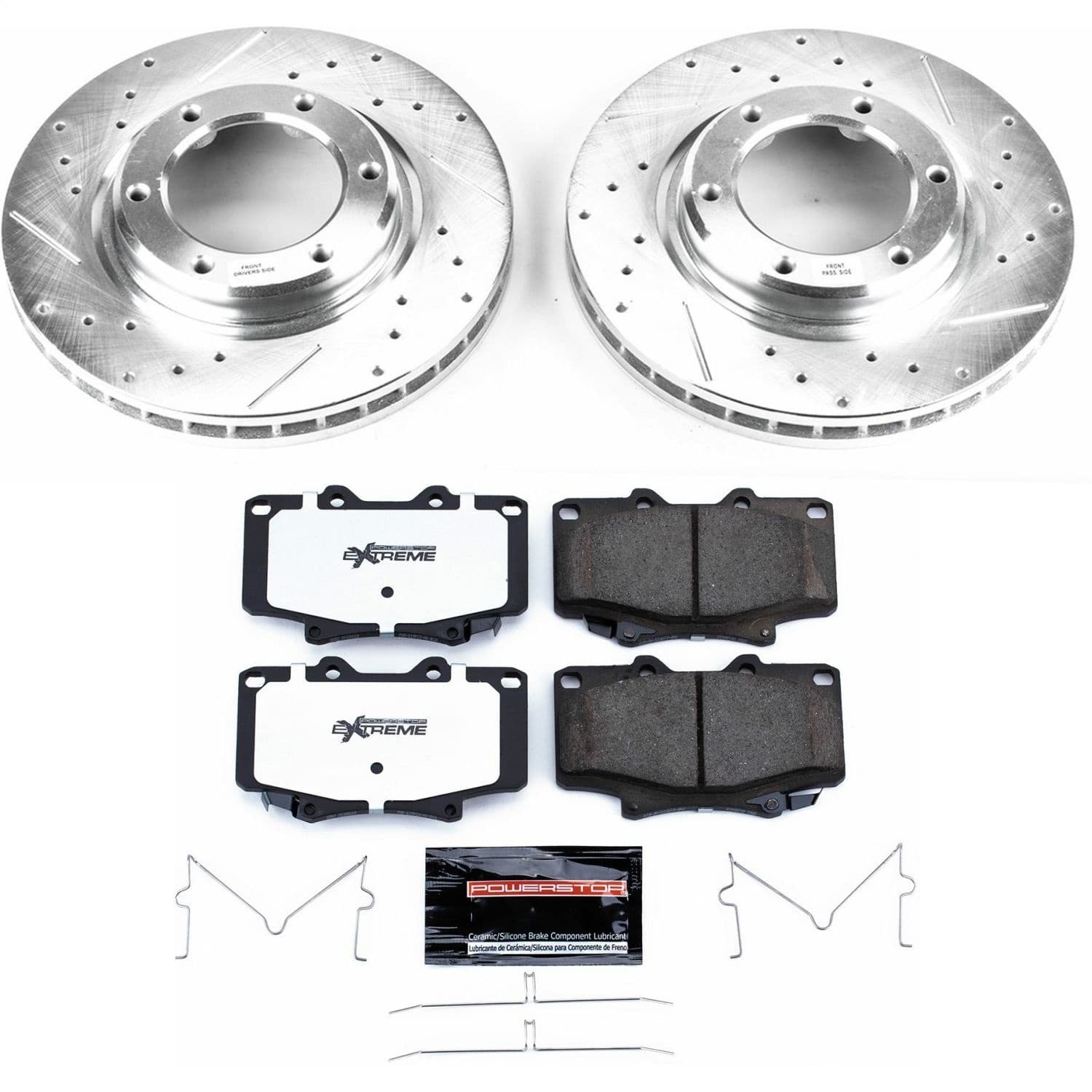 Power Stop - K1154-36 - Front - Disc Brake Pad and Rotor Kit image 1