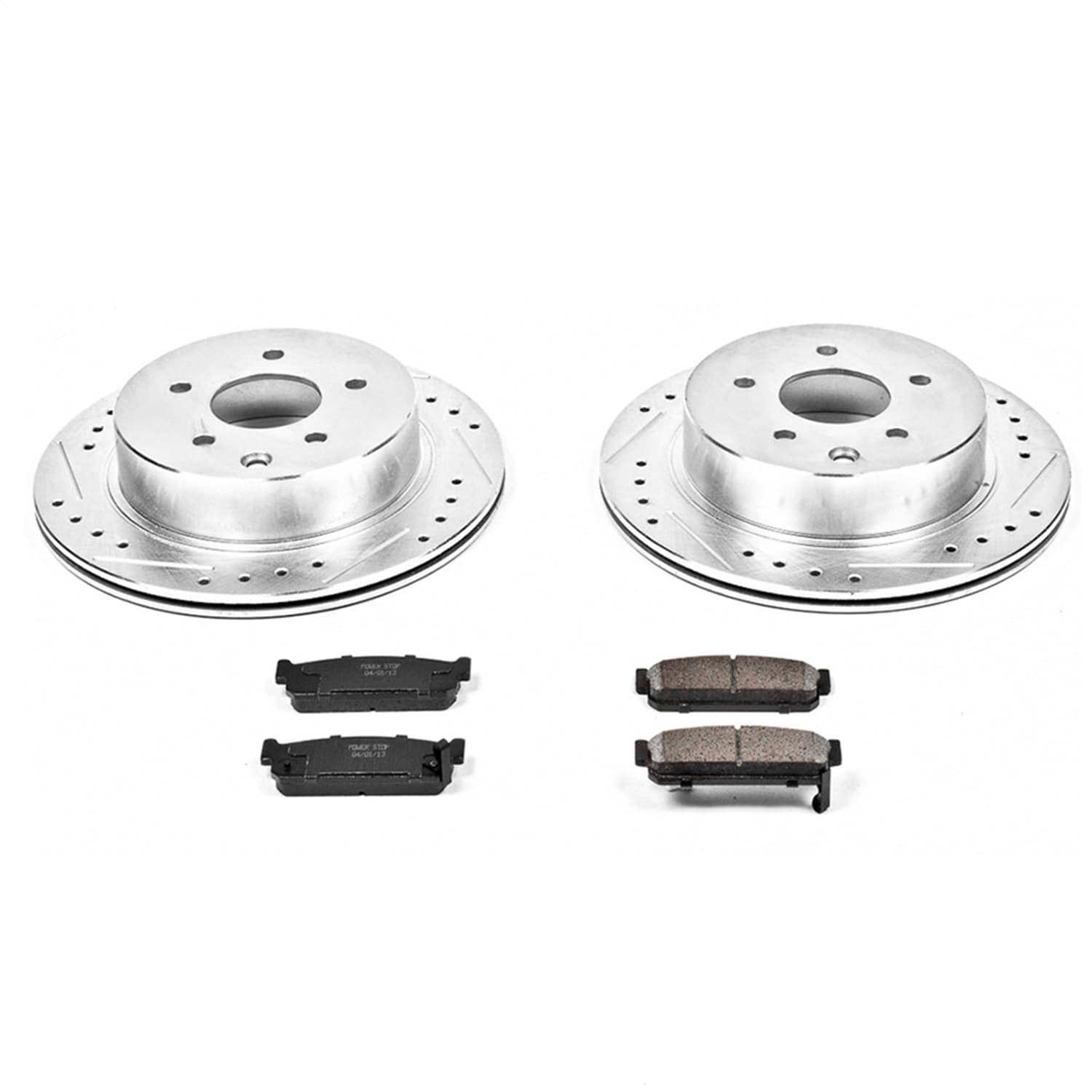 Power Stop - K1165 - Rear - Disc Brake Pad and Rotor Kit image 1