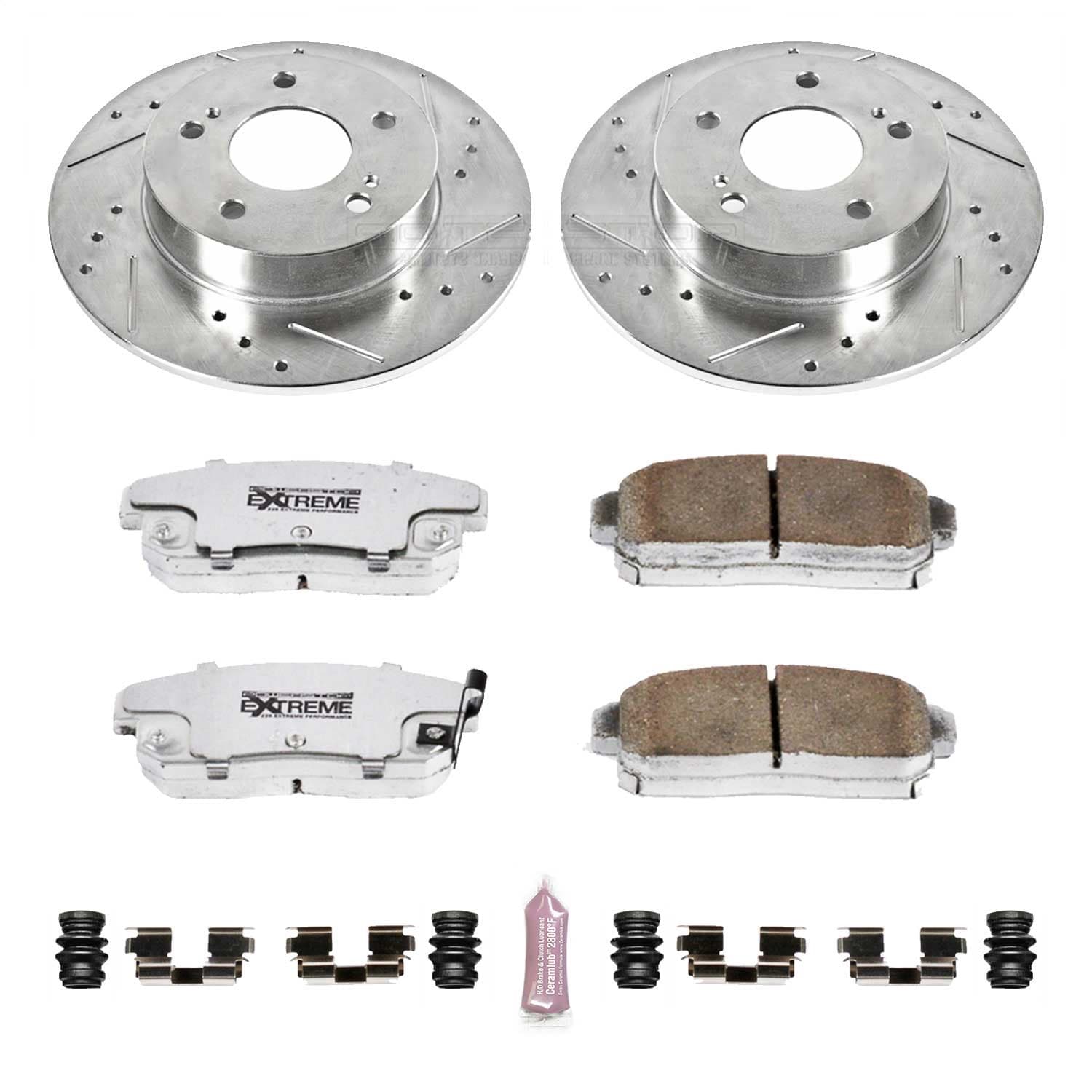 Power Stop - K1169-26 - Rear - Disc Brake Pad and Rotor Kit image 1
