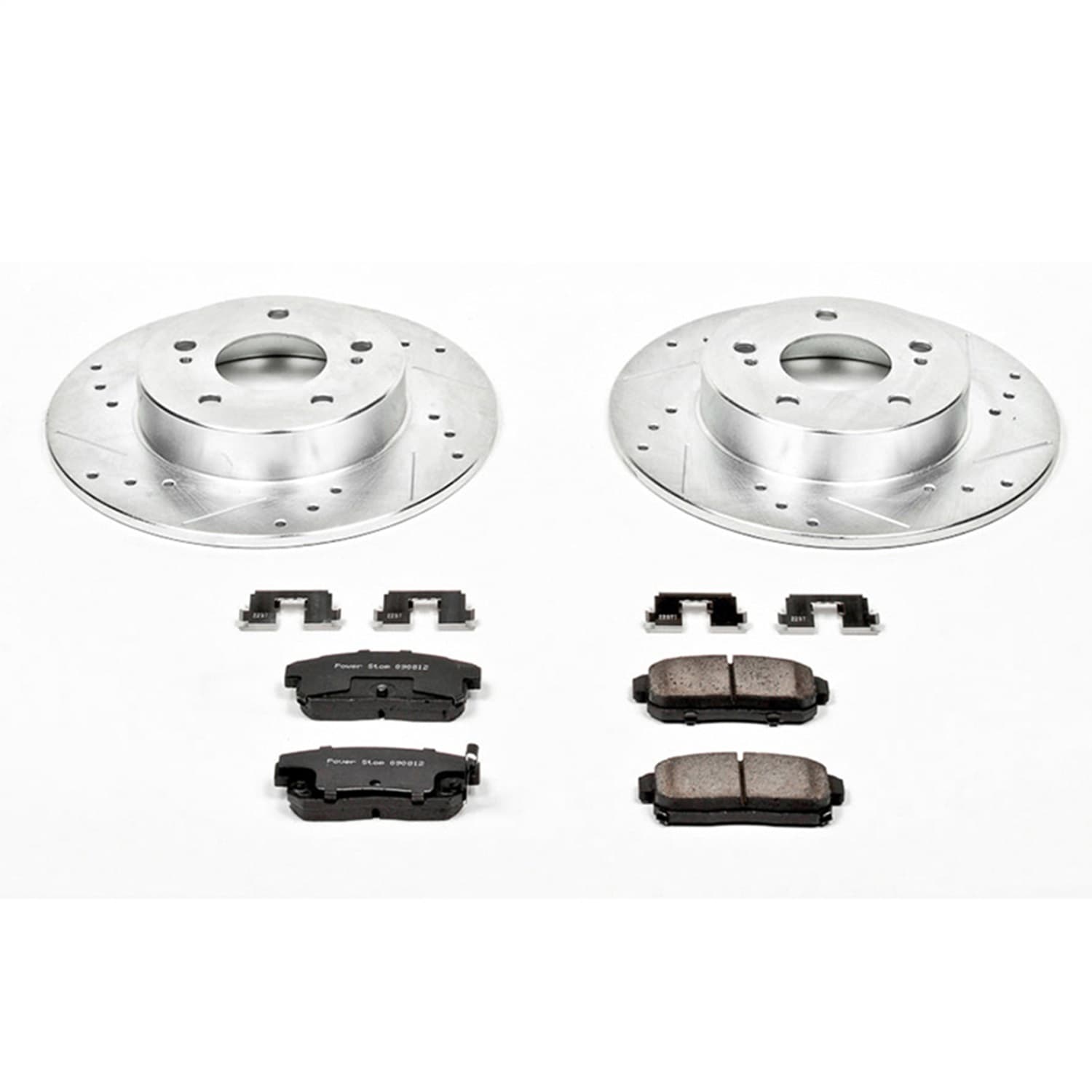 Power Stop - K1169 - Rear - Disc Brake Pad and Rotor Kit image 1