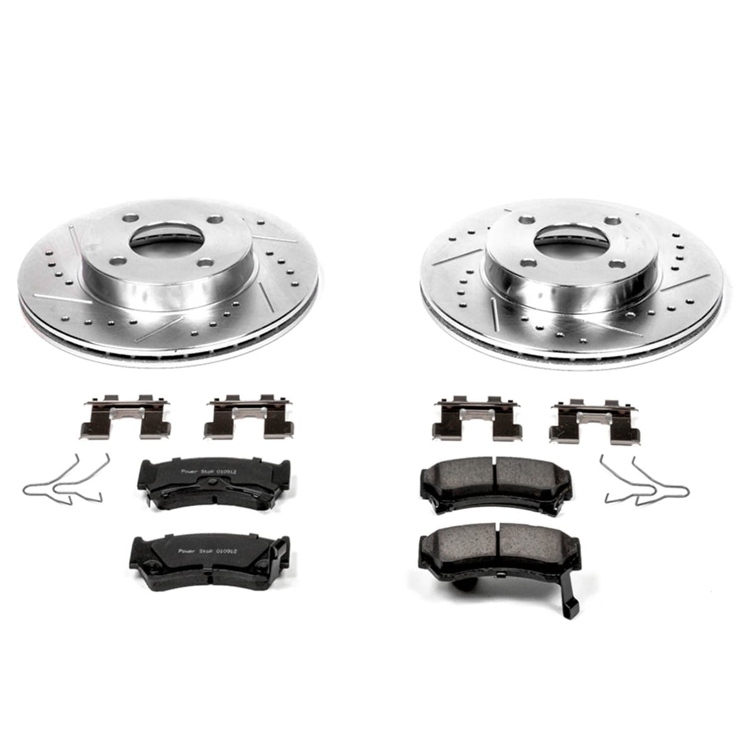 Power Stop - K1172 - Front - Disc Brake Pad and Rotor Kit image 1