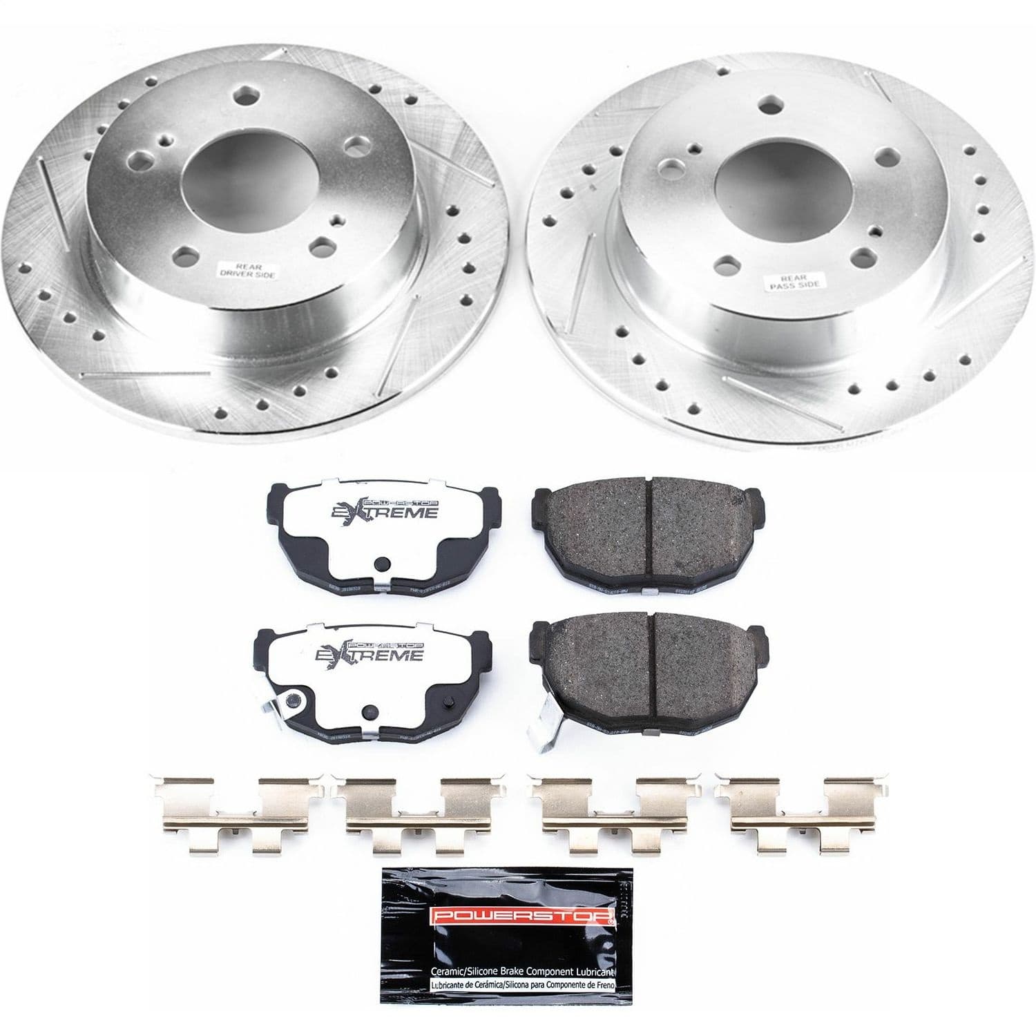 Power Stop - K1174-26 - Rear - Disc Brake Pad and Rotor Kit image 1