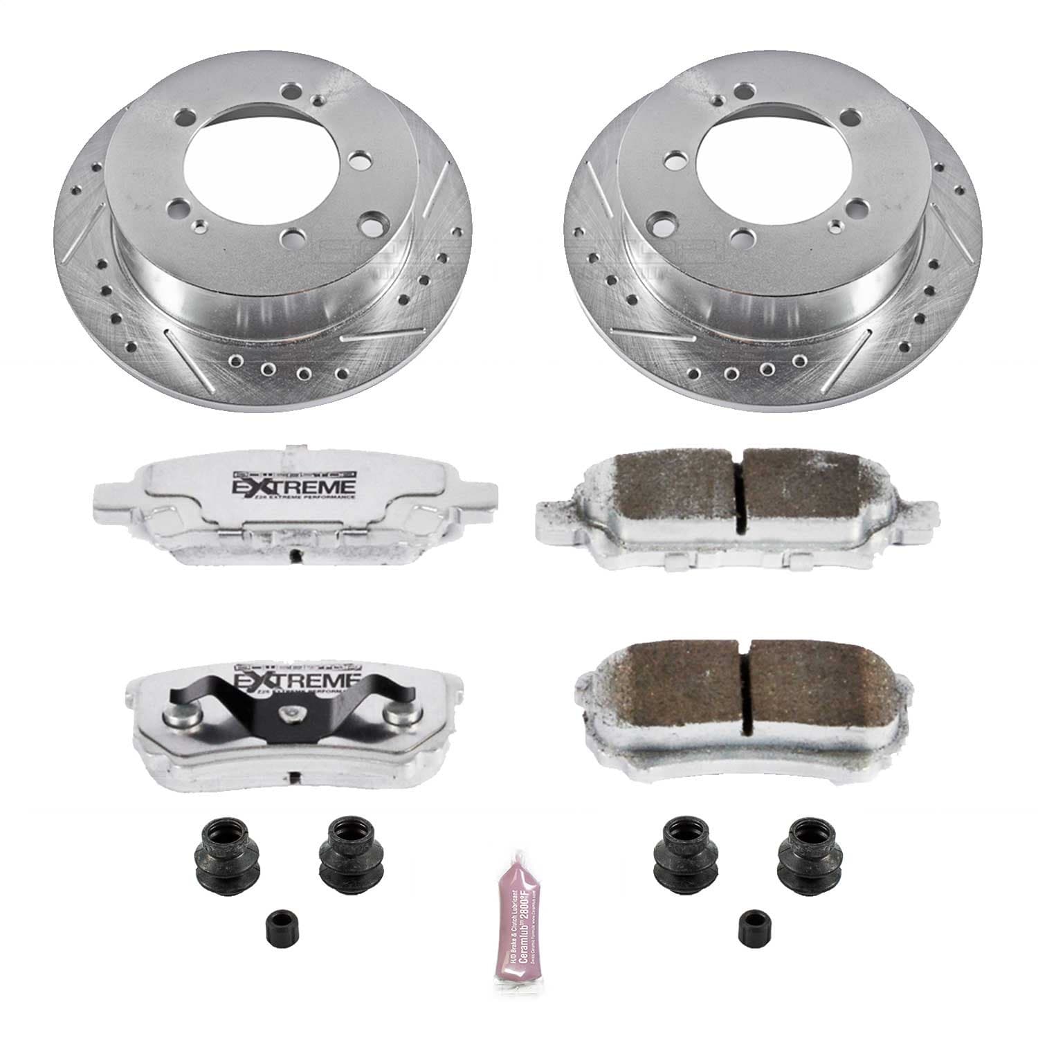 Power Stop - K1202-26 - Rear - Disc Brake Pad and Rotor Kit image 1