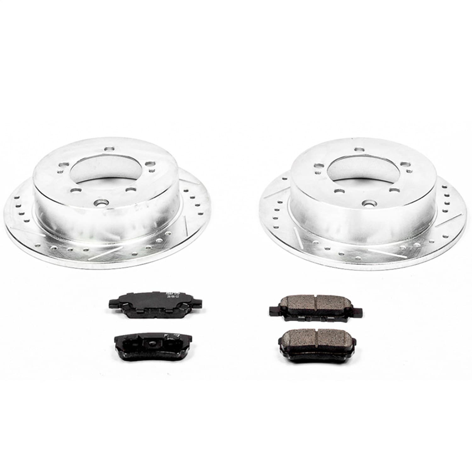 Power Stop - K1202 - Rear - Disc Brake Pad and Rotor Kit image 1