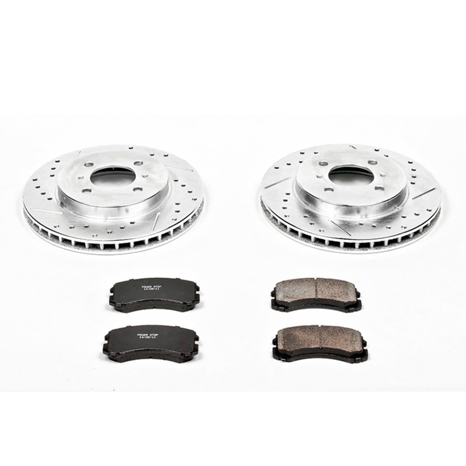 Power Stop - K1215 - Front - Disc Brake Pad and Rotor Kit image 1