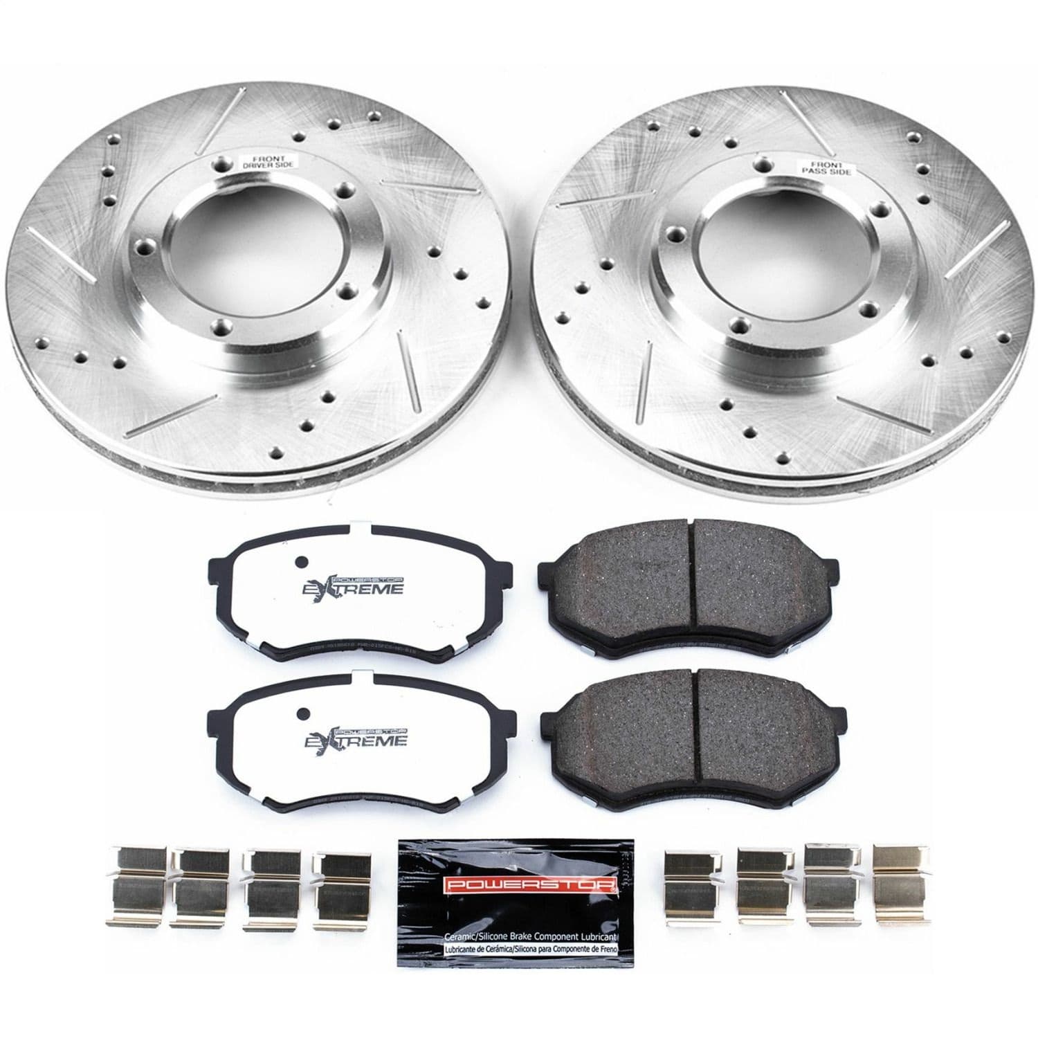 Power Stop - K1232-36 - Front - Disc Brake Pad and Rotor Kit image 1