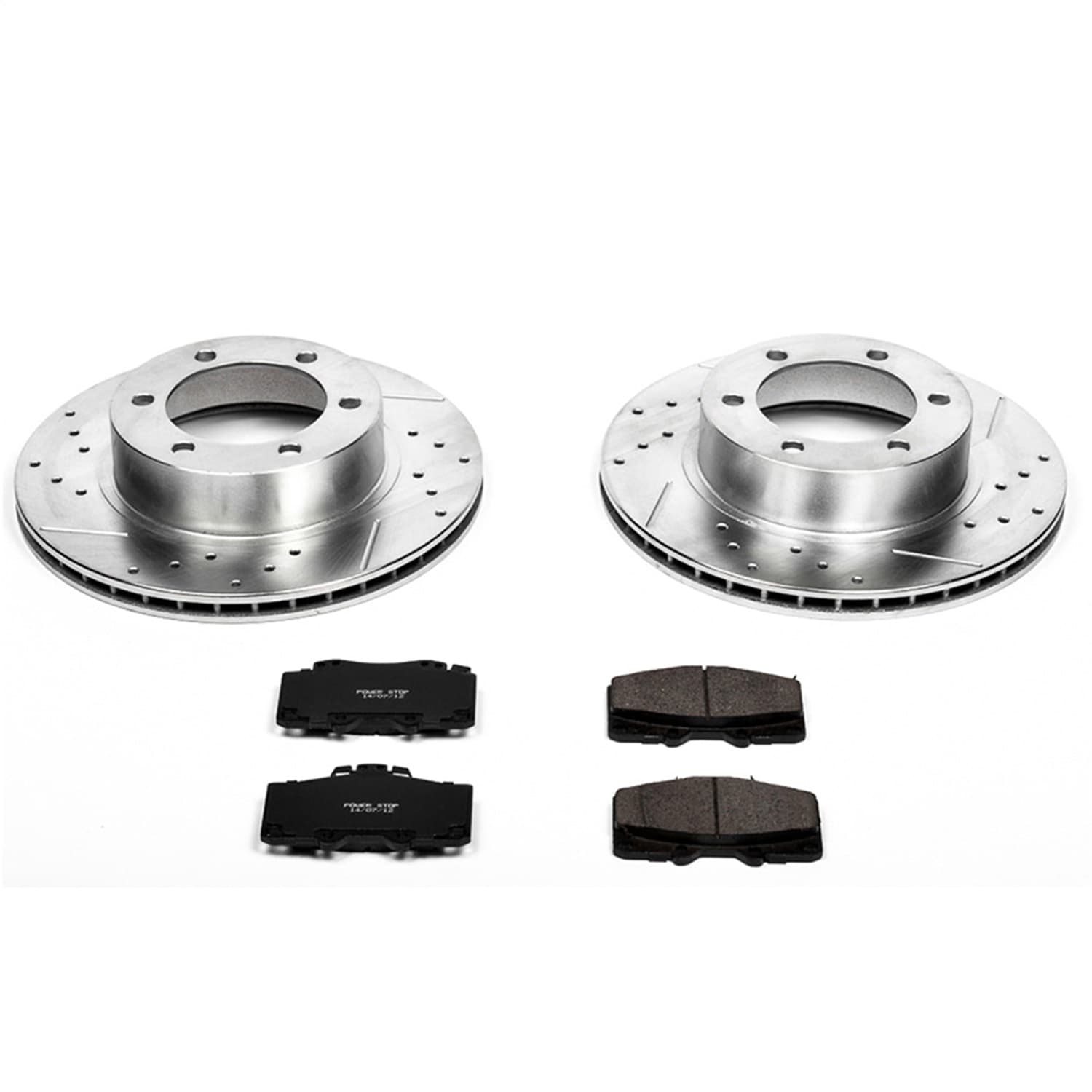 Power Stop - K1236 - Front - Disc Brake Pad and Rotor Kit image 1