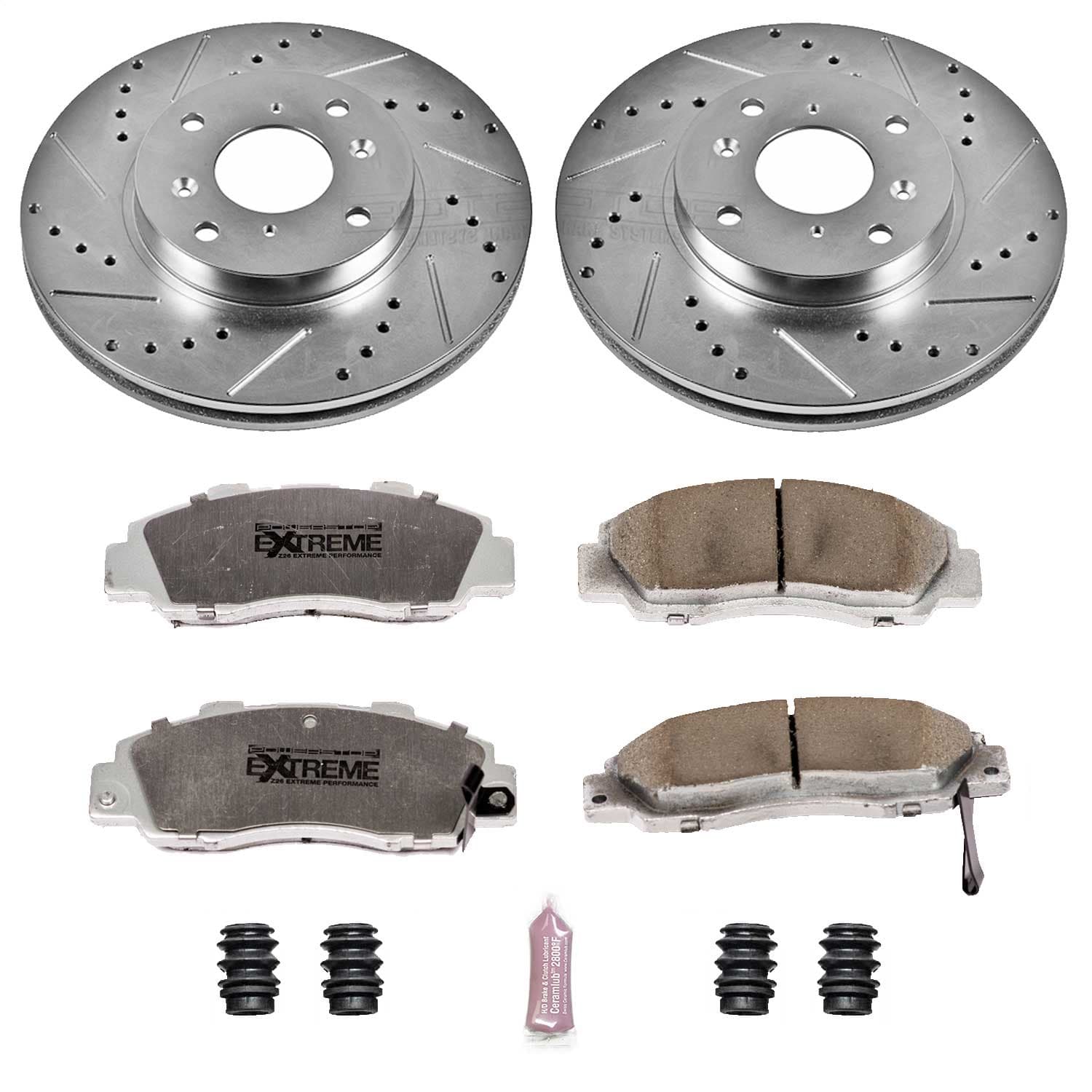 Power Stop - K1237-26 - Front - Disc Brake Pad and Rotor Kit image 1