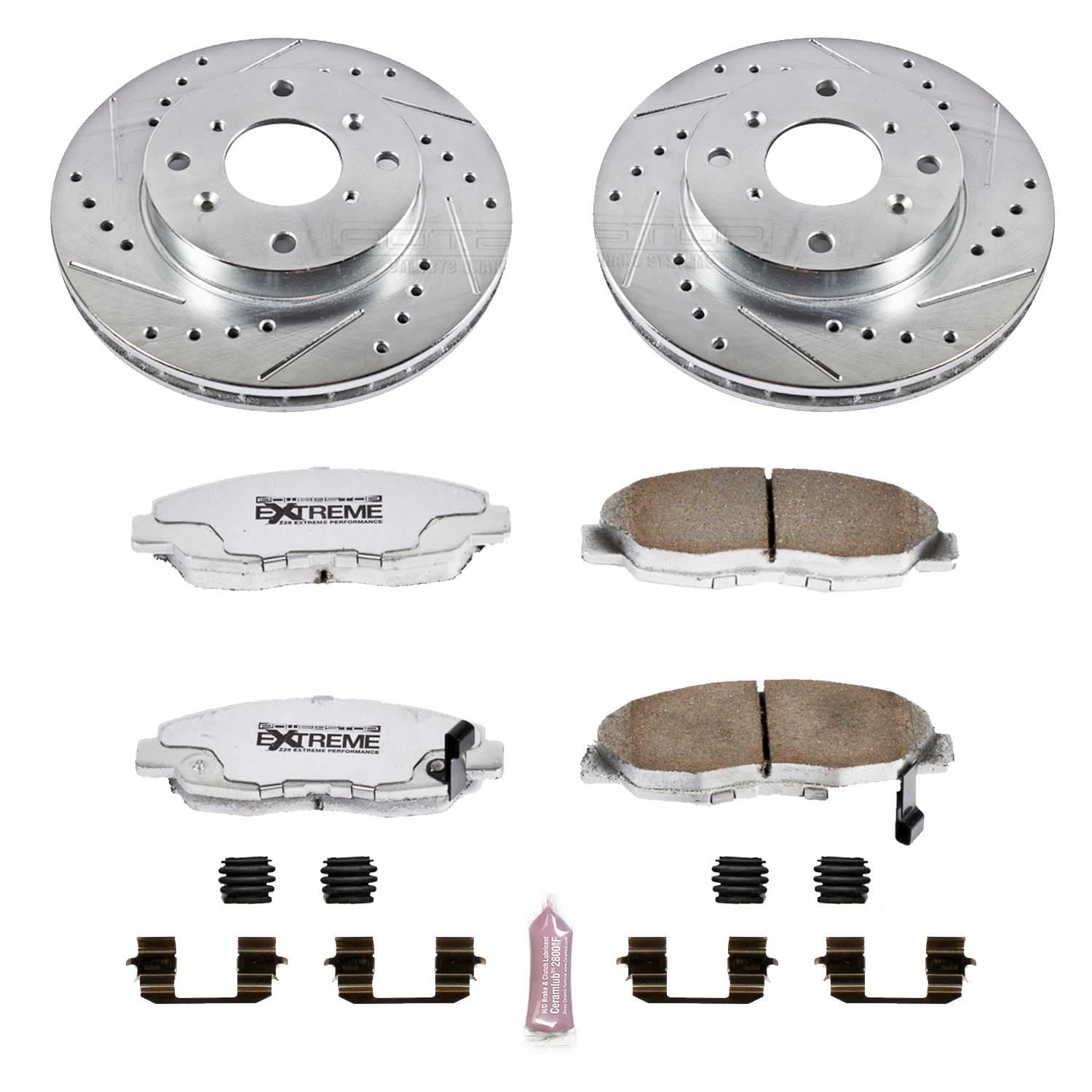 Power Stop - K1239-26 - Front - Disc Brake Pad and Rotor Kit image 1