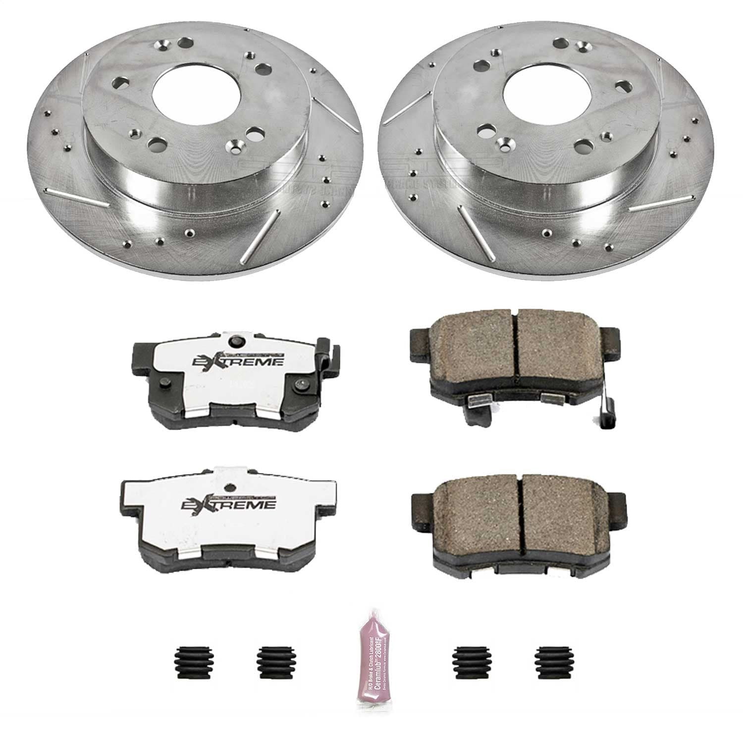 Power Stop - K1243-26 - Rear - Disc Brake Pad and Rotor Kit image 1