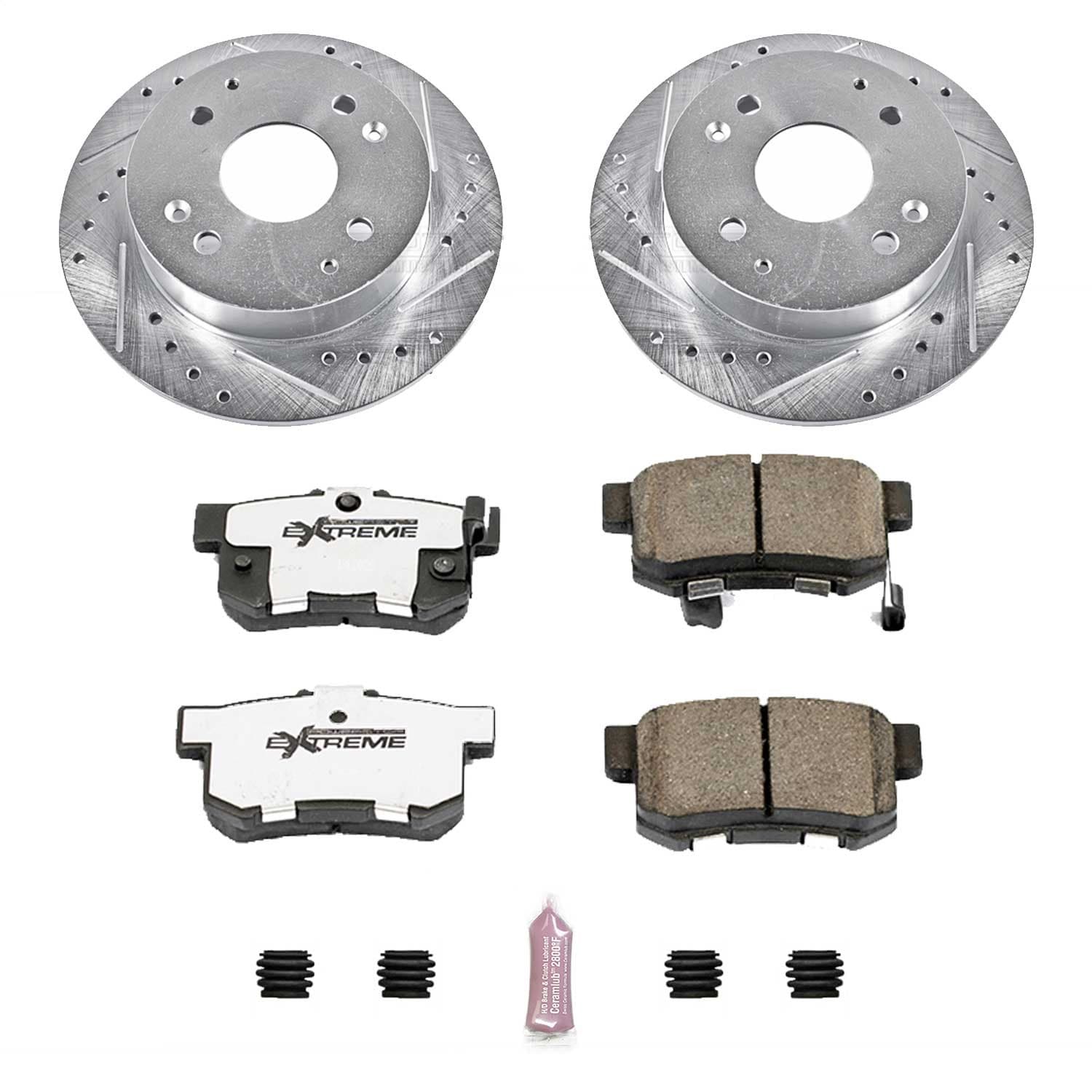 Power Stop - K1244-26 - Rear - Disc Brake Pad and Rotor Kit image 1