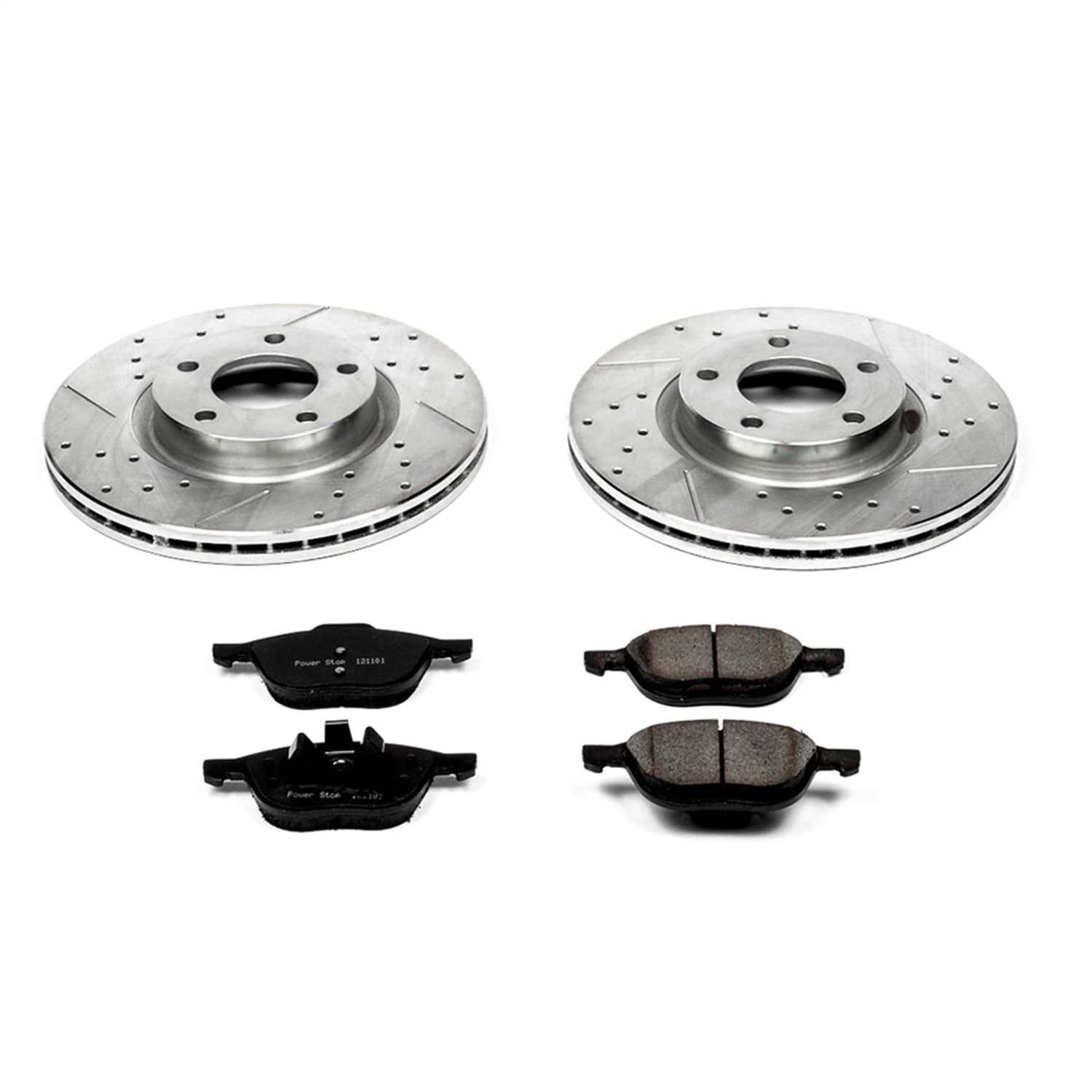 Power Stop - K125 - Front - Disc Brake Pad and Rotor Kit image 1