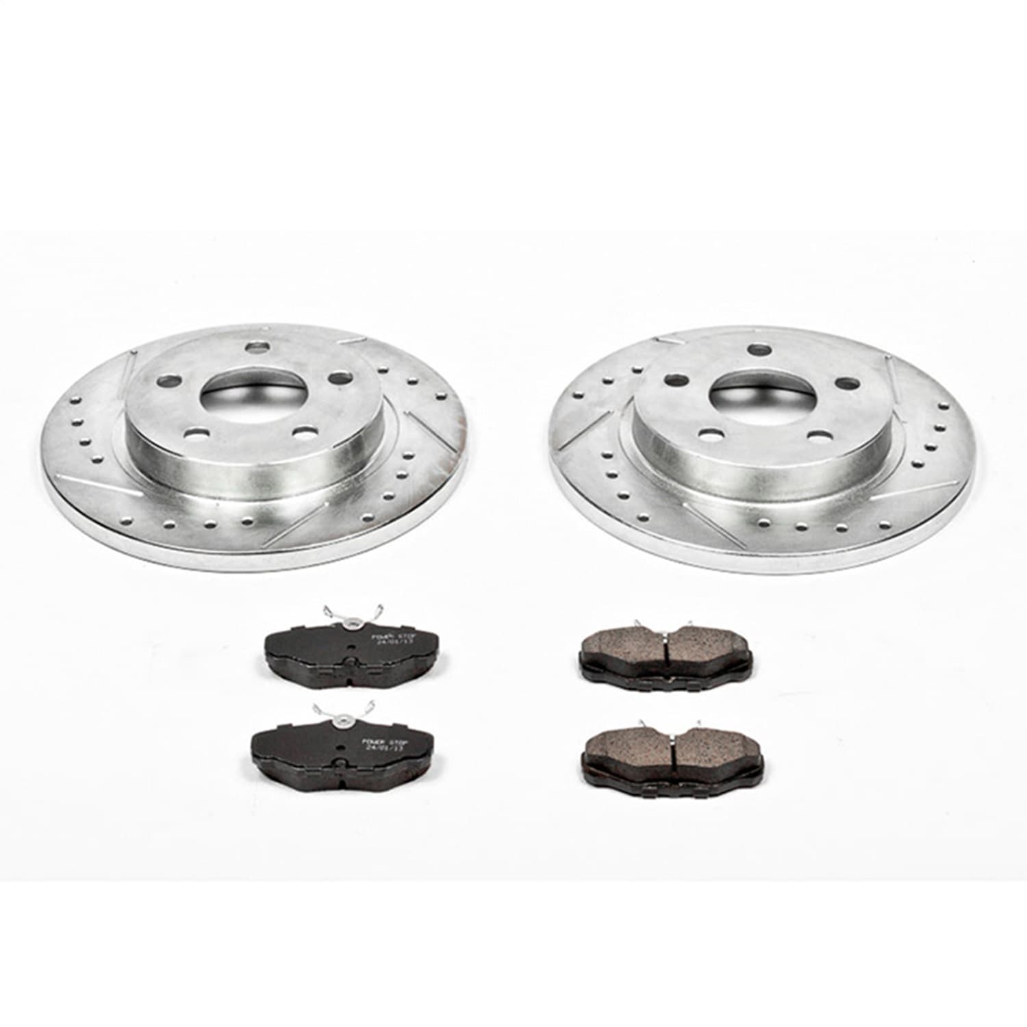 Power Stop - K1298 - Rear - Disc Brake Pad and Rotor Kit image 1